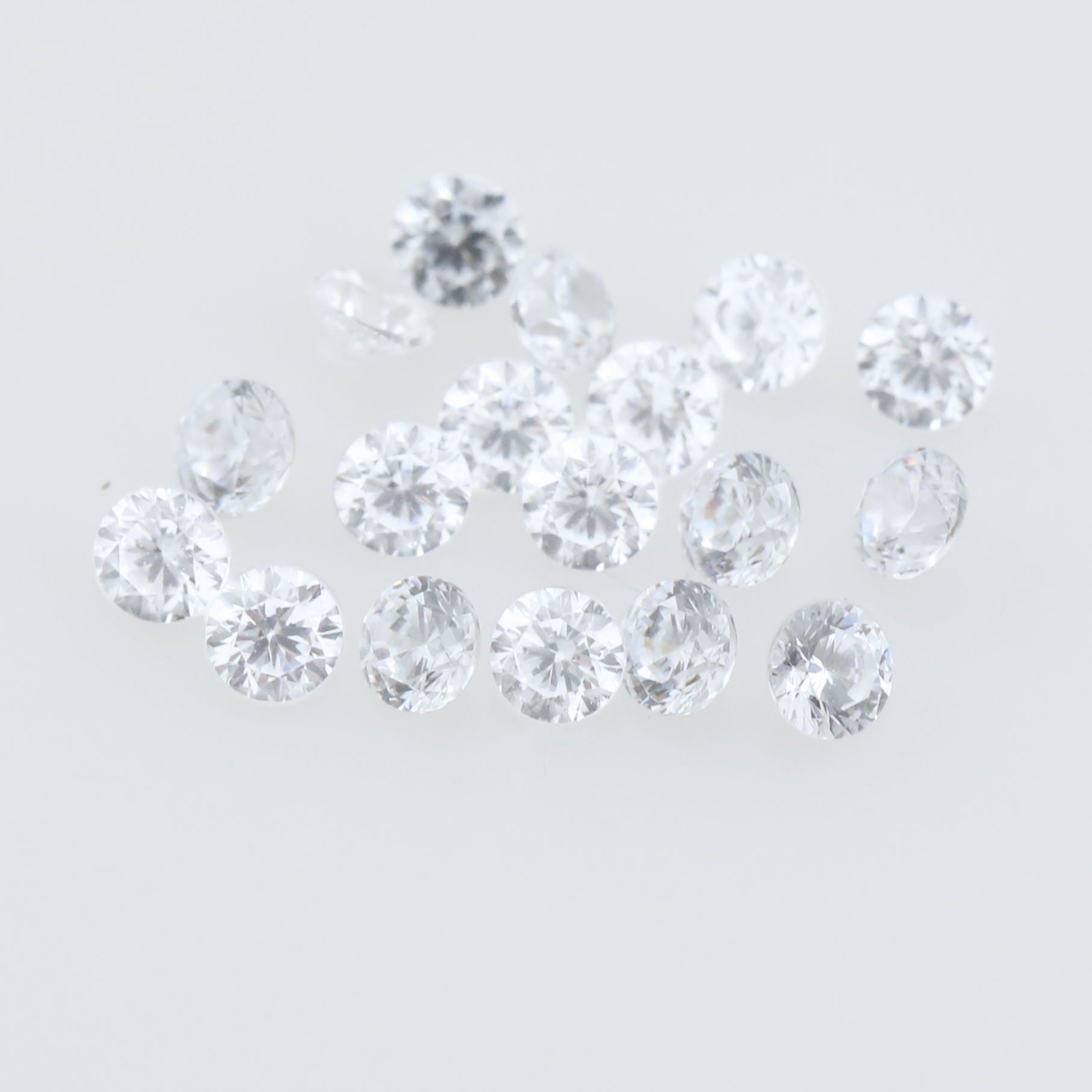 5Pcs January February April June August October November Imitation Birthstone Round Faceted Cubic Zirconia CZ Stone DIY Loose Stone Supplies 4110183-1