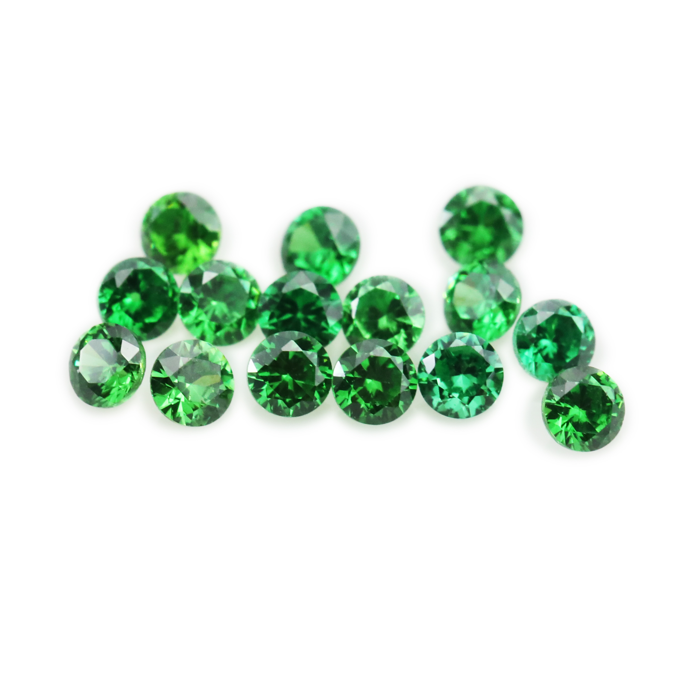 5Pcs March May December Imitation Birthstone Round Faceted Cubic Zirconia CZ Stone DIY Loose Stone Supplies 4110183-2 - Click Image to Close