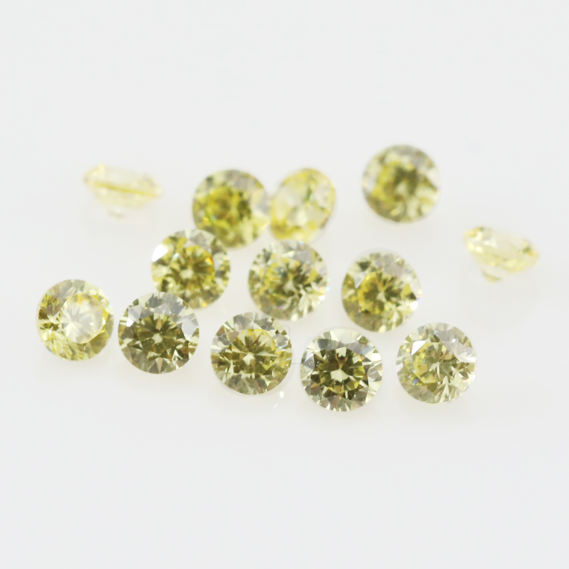 50Pcs 2MM Imitation Birthstone Round Faceted Color Cubic Zirconia CZ Stone DIY Loose Stone Supplies 4110183-2MM - Click Image to Close