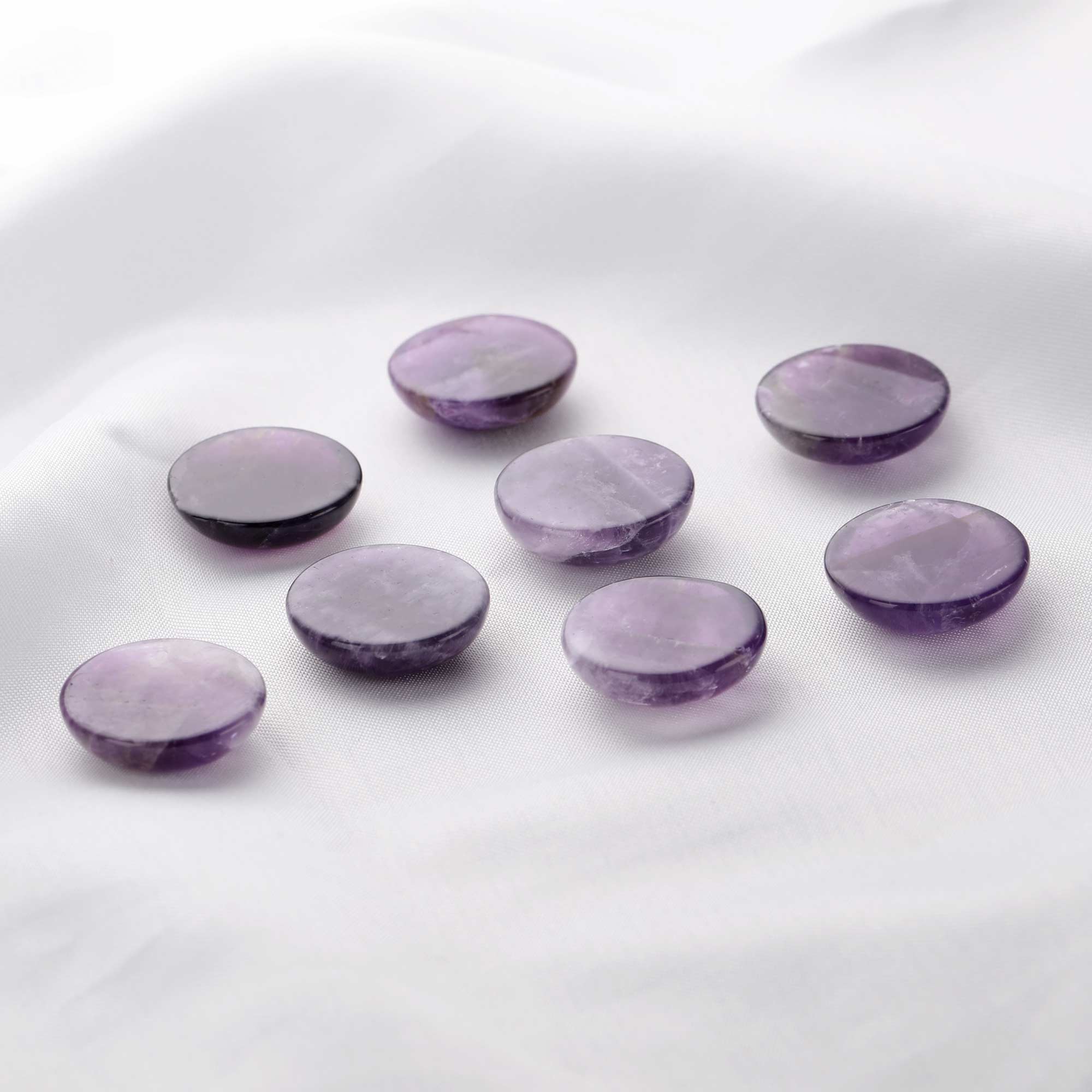 5Pcs 20MM Round Dog Teeth Amethyst Cabochon,February Birthstone,Purple Semi Precious Gemstone DIY Jewelry Supplies 4110184 - Click Image to Close