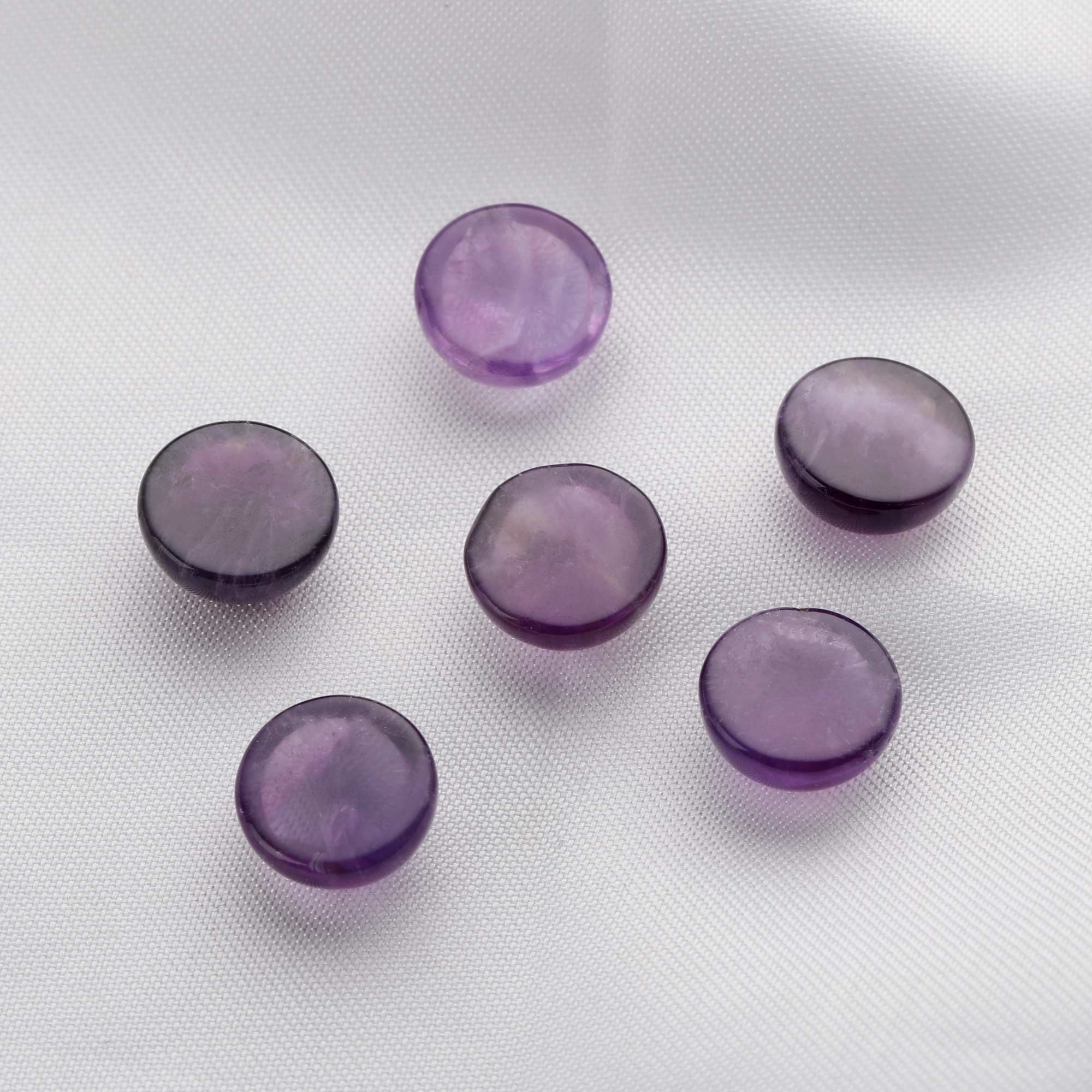 5Pcs 10MM Round Amethyst Cabochon,February Birthstone, Purple Semi Precious Gemstone DIY Jewelry Supplies 4110191 - Click Image to Close