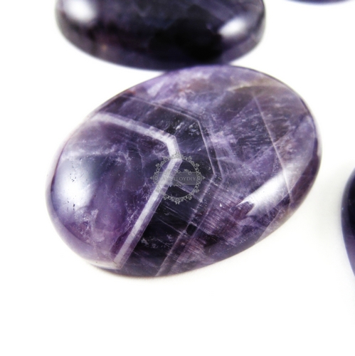5pcs 30x40mm large oval natural dog tooth amethyst cabochon,amethystine cabs 4120022 - Click Image to Close