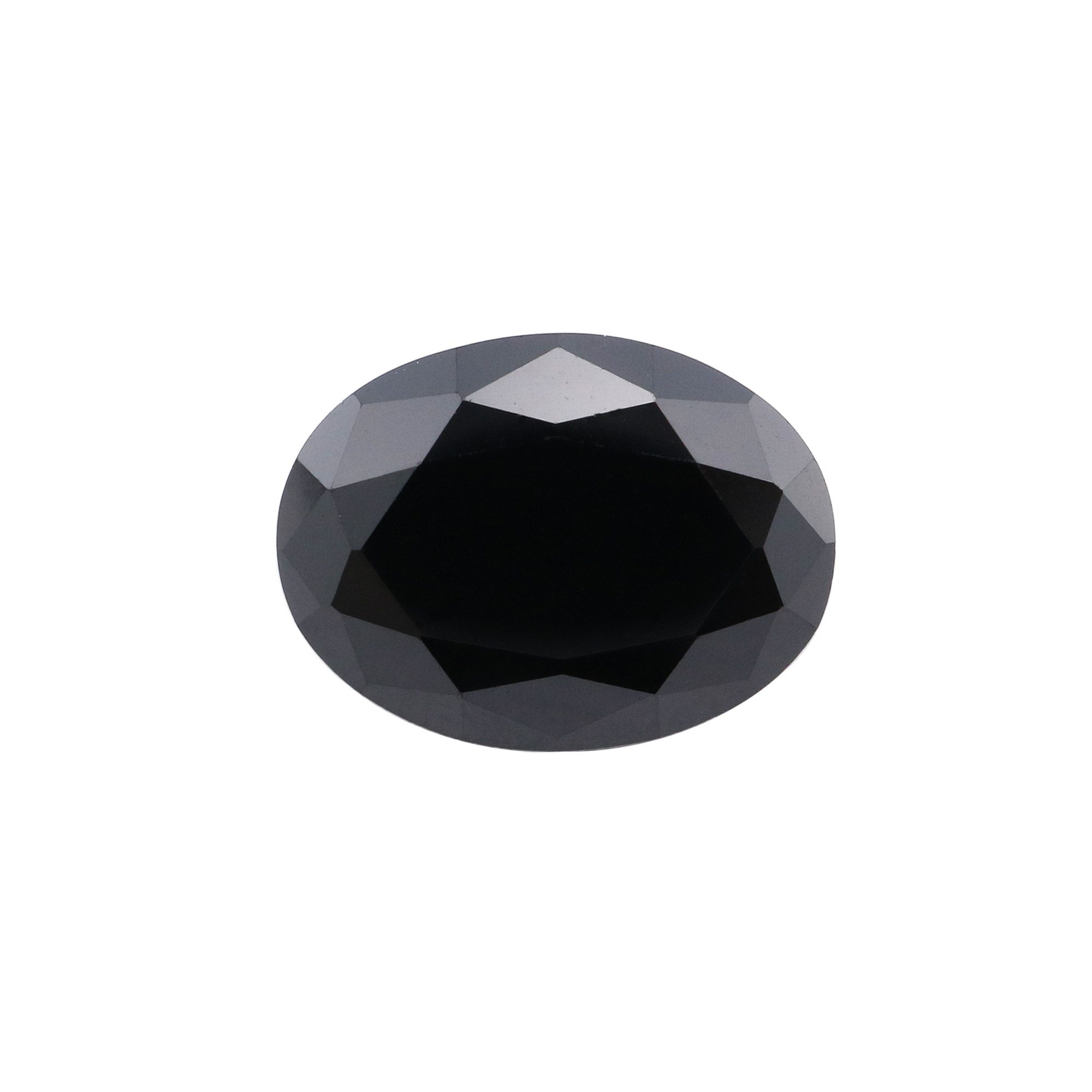 5Pcs Oval Black Spinel Faceted Cut Loose Gemstone Natural Semi Precious Stone DIY Jewelry Supplies 4120125 - Click Image to Close