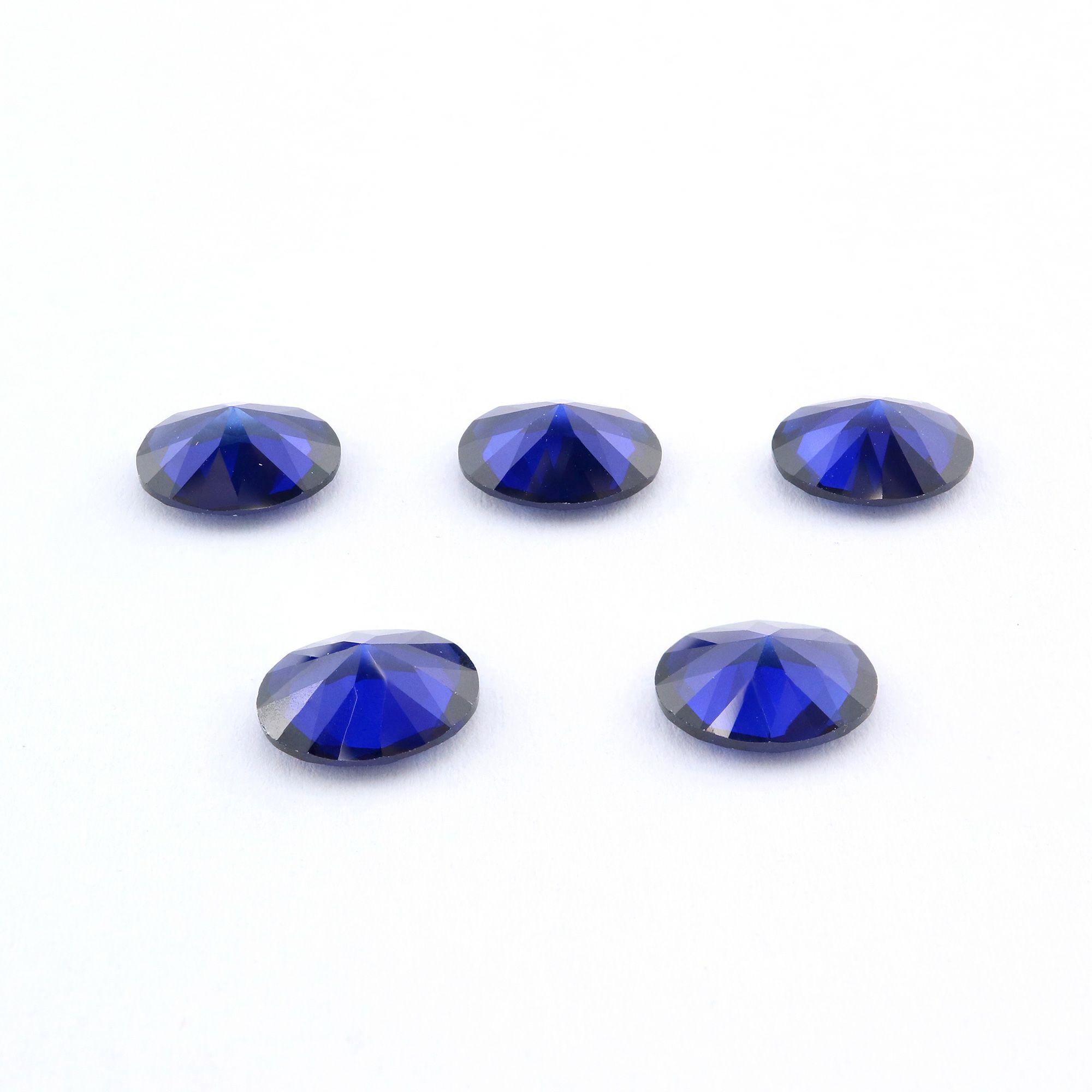 1Pcs Lab Created Oval Sapphire September Birthstone Blue Faceted Loose Gemstone DIY Jewelry Supplies 4120127 - Click Image to Close