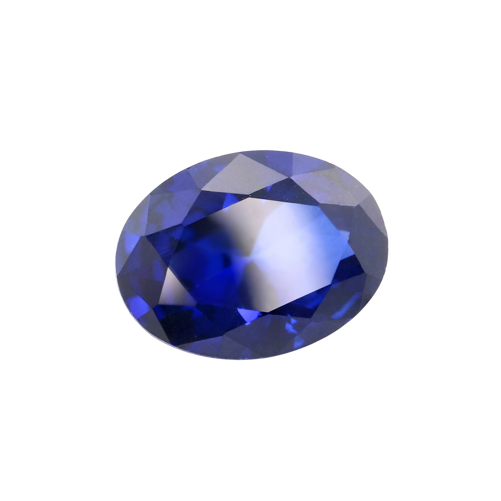 1Pcs Lab Created Oval Sapphire September Birthstone Blue Faceted Loose Gemstone DIY Jewelry Supplies 4120127 - Click Image to Close