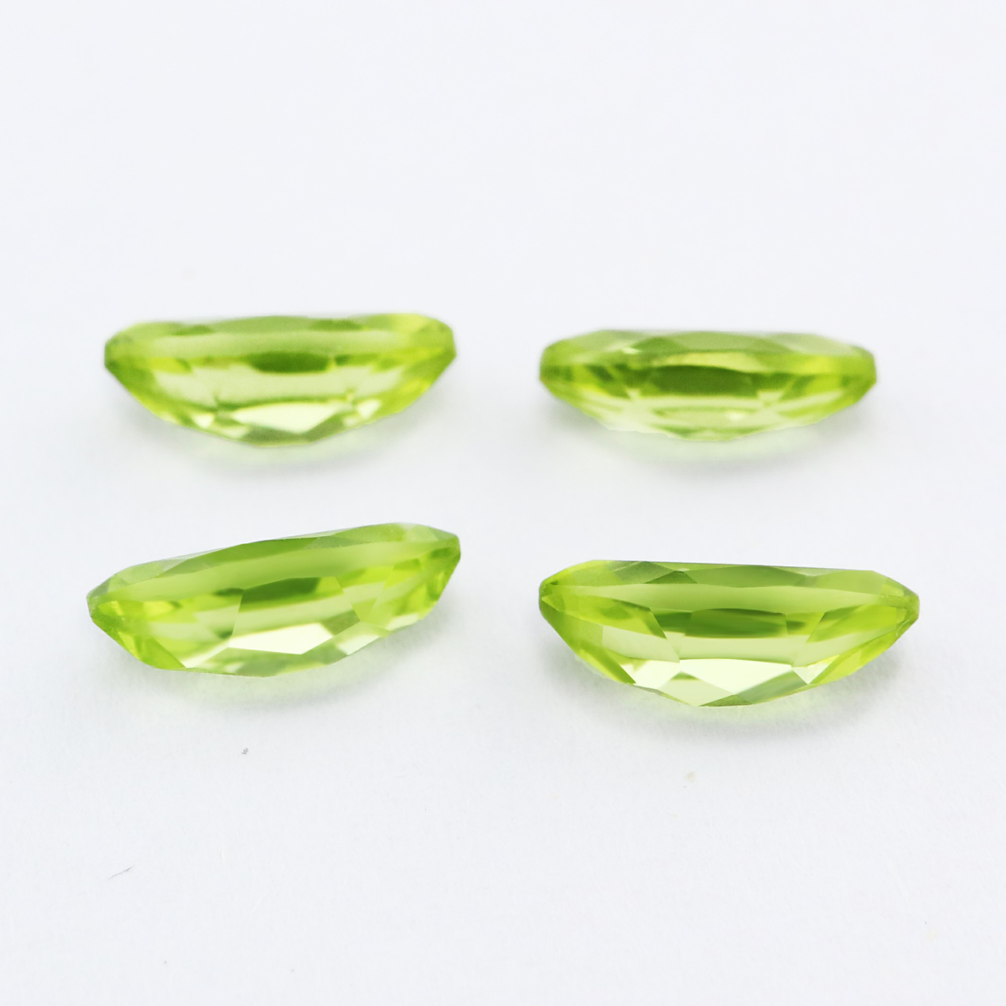 5Pcs Marquise Green Peridot August Birthstone Faceted Cut Loose Gemstone Natural Semi Precious Stone DIY Jewelry Supplies 4120130 - Click Image to Close