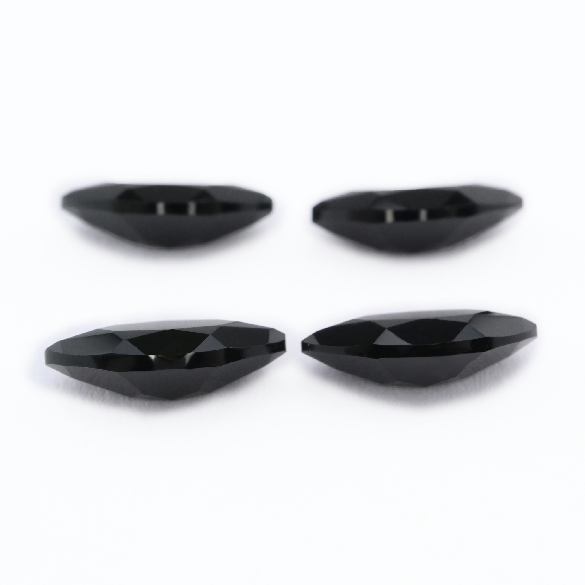 5Pcs Natural Marquise Black Onyx Faceted Cut Loose Gemstone Nature Semi Precious Stone DIY Jewelry Supplies 4120132 - Click Image to Close