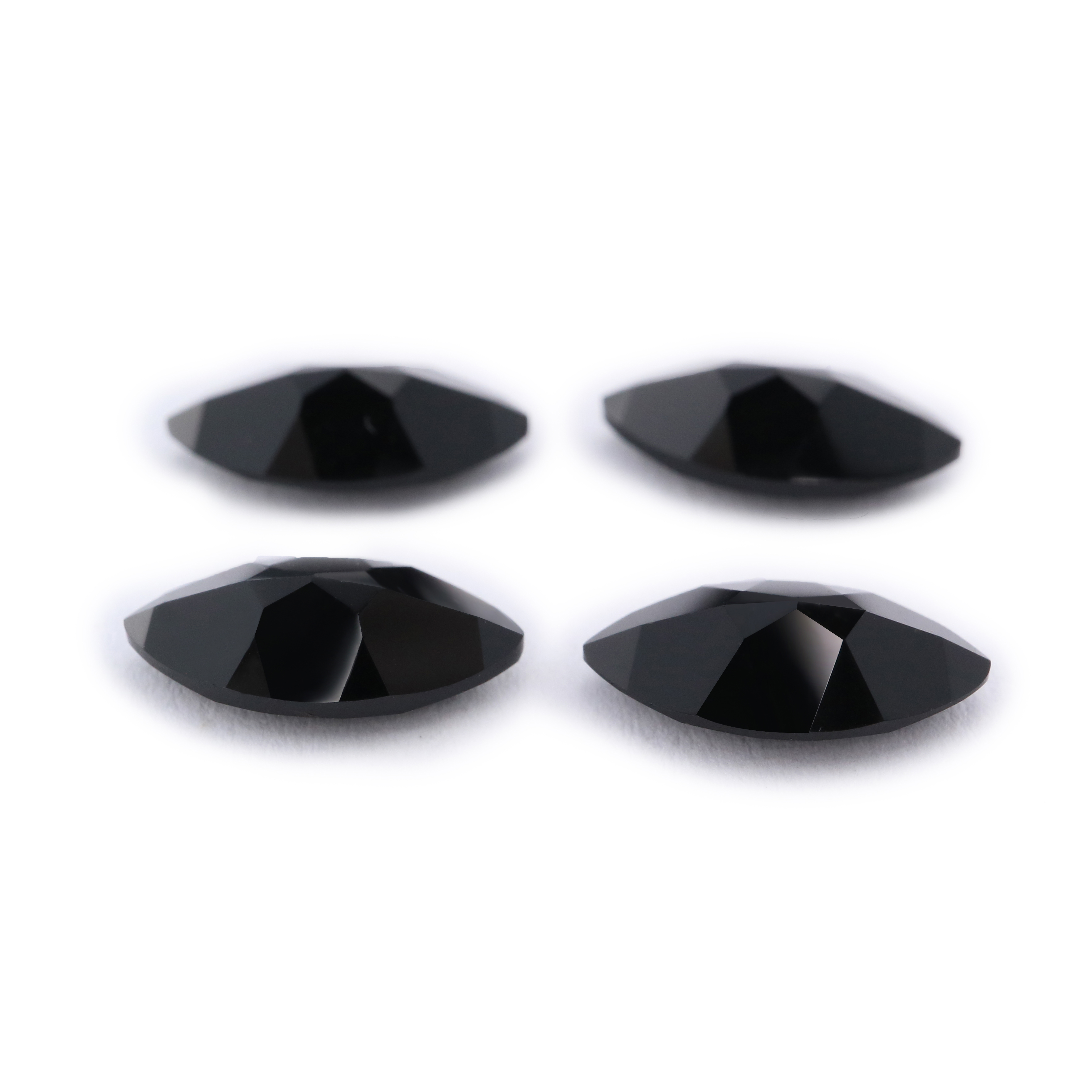 5Pcs Natural Marquise Black Onyx Faceted Cut Loose Gemstone Nature Semi Precious Stone DIY Jewelry Supplies 4120132 - Click Image to Close