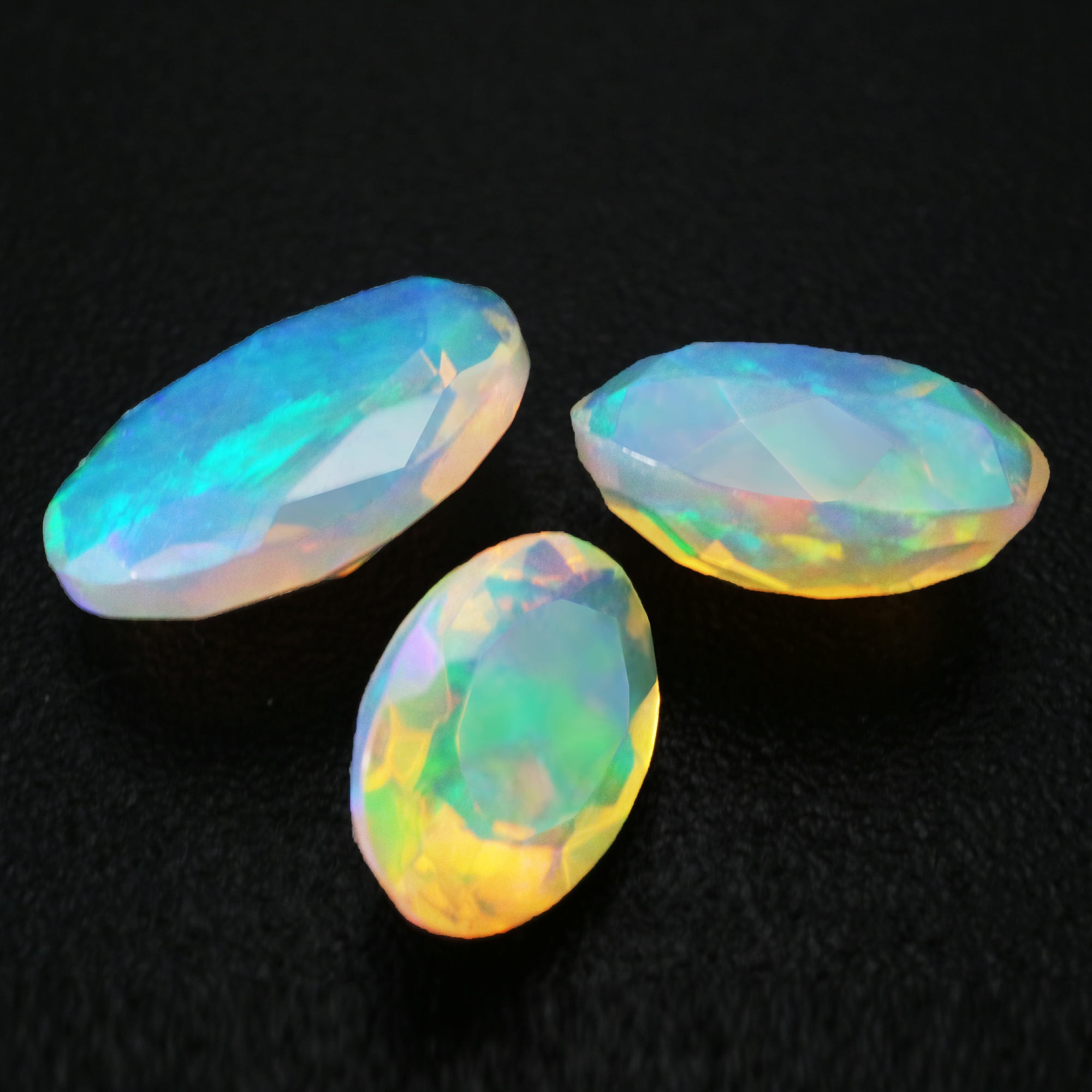 1Pcs Oval Africa Opal October Birthstone Color Changing Faceted Cut AAA Grade Loose Gemstone Natural Semi Precious Stone DIY Jewelry Supplies 4120133 - Click Image to Close