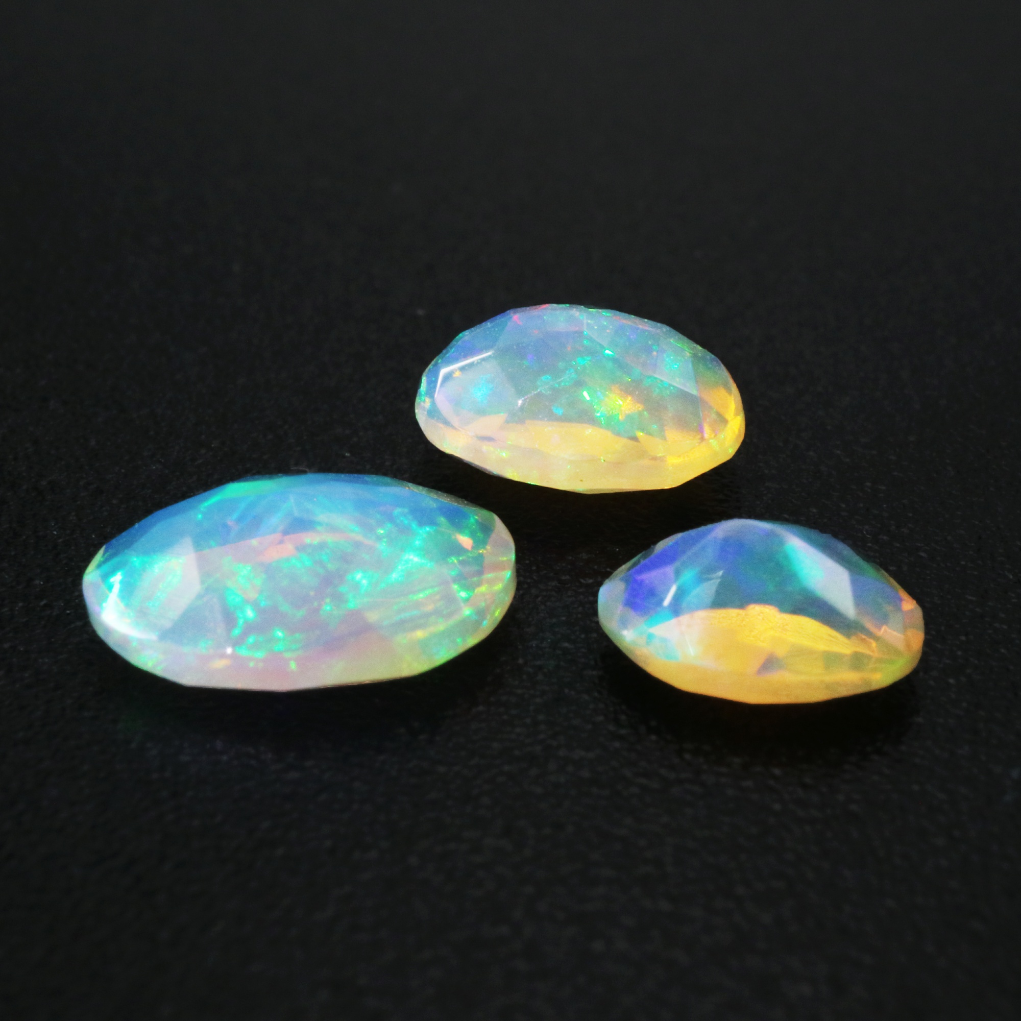 1Pcs Oval Africa Opal October Birthstone Color Changing Faceted Cut AAA Grade Loose Gemstone Natural Semi Precious Stone DIY Jewelry Supplies 4120133 - Click Image to Close