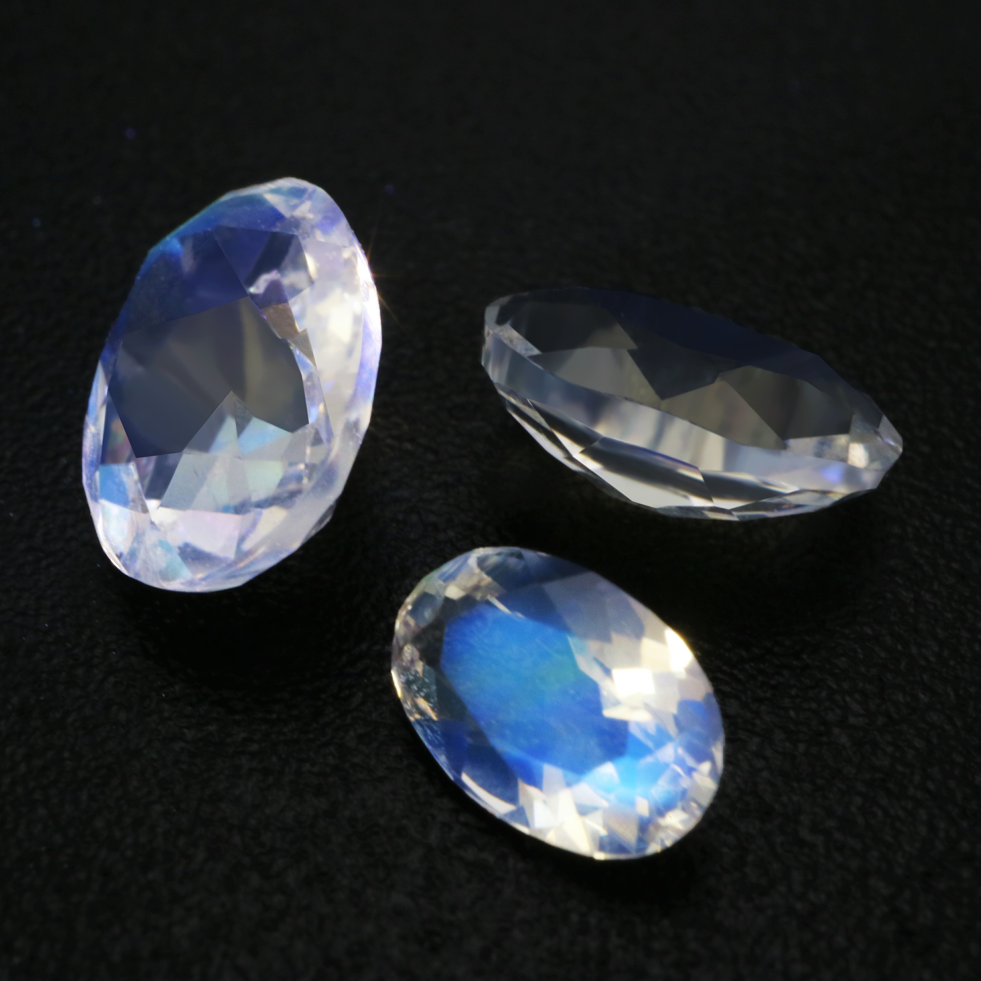 1Pcs Oval Blue Moonstone June Birthstone Faceted Cut AAA Grade Loose Gemstone Natural Semi Precious Stone DIY Jewelry Supplies 4120134 - Click Image to Close