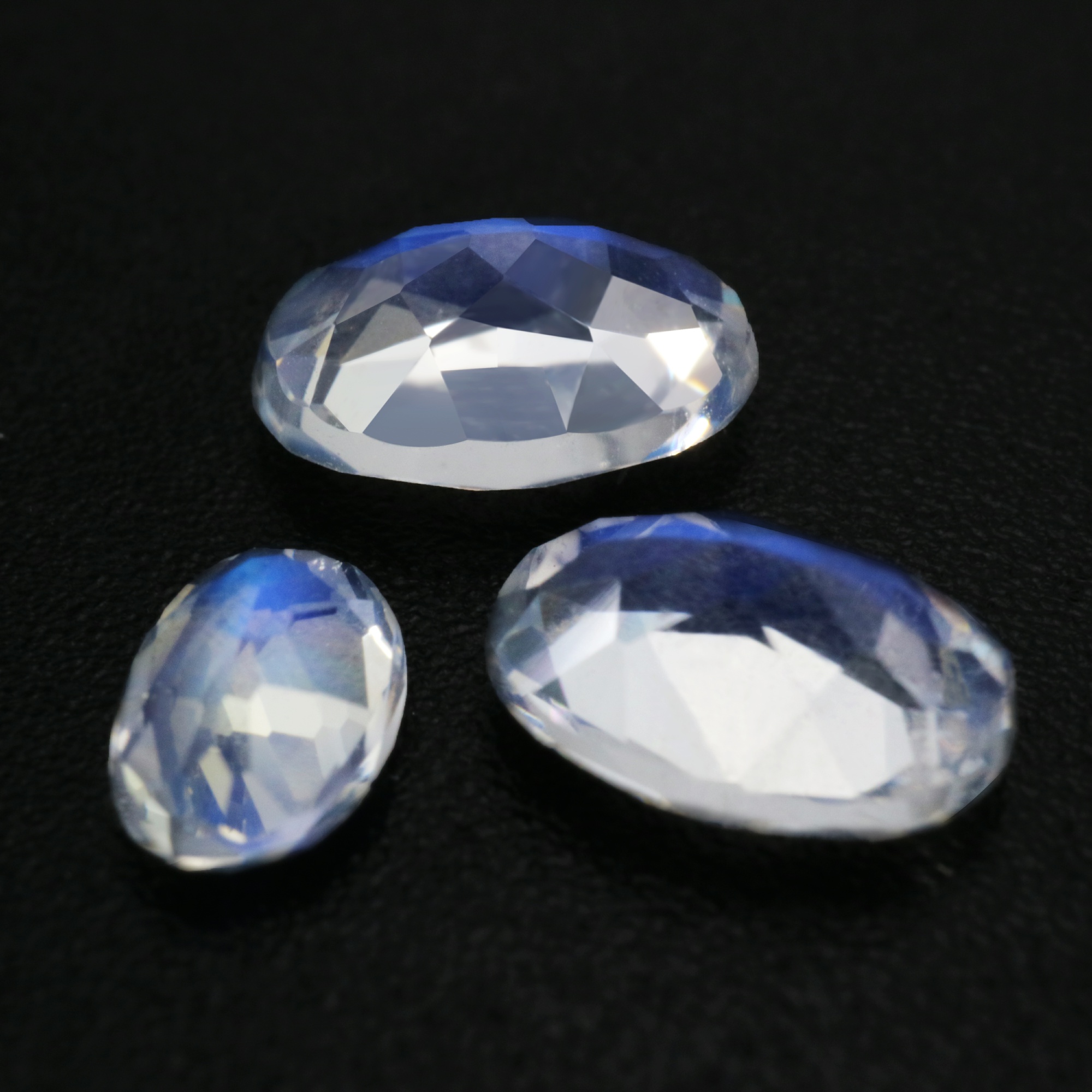 1Pcs Oval Blue Moonstone June Birthstone Faceted Cut AAA Grade Loose Gemstone Natural Semi Precious Stone DIY Jewelry Supplies 4120134 - Click Image to Close