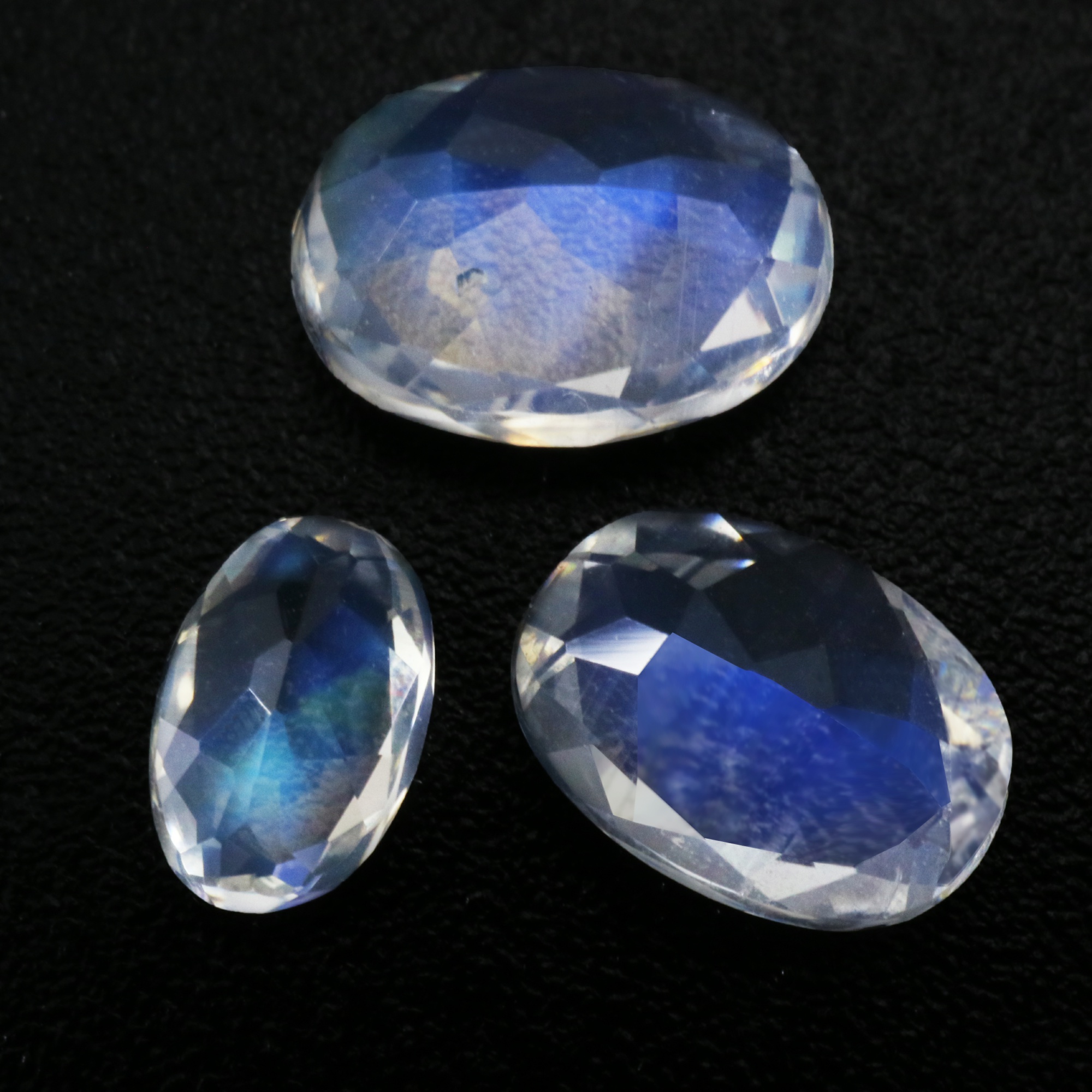 1Pcs Oval Blue Moonstone June Birthstone Faceted Cut AAA Grade Loose Gemstone Natural Semi Precious Stone DIY Jewelry Supplies 4120134 - Click Image to Close