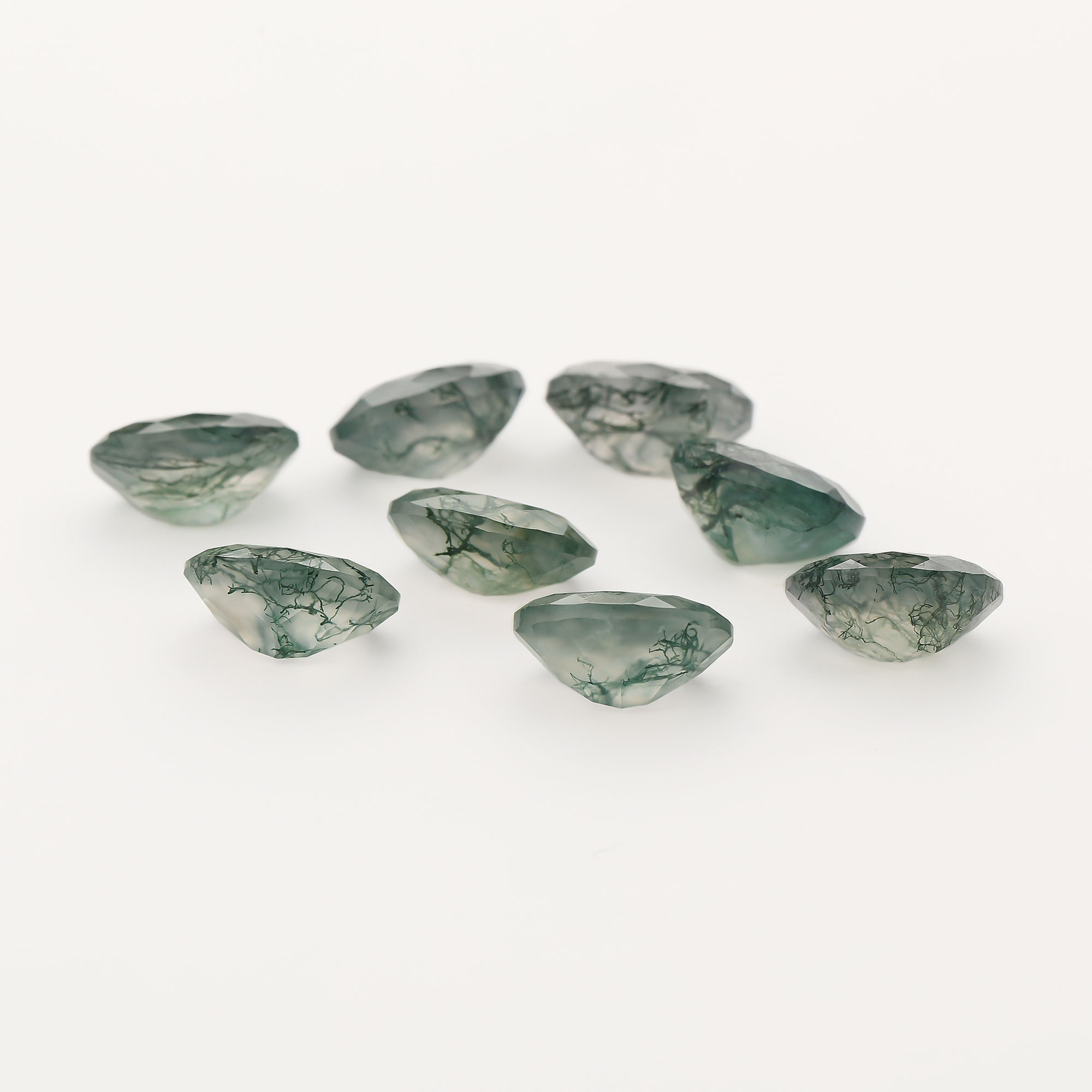 1Pcs 7x9MM Green Moss Agate Oval Faceted Nature Stone,Semi-precious Gemstone,Unique Gemstone,DIY Jewelry Supplies 4120143 - Click Image to Close