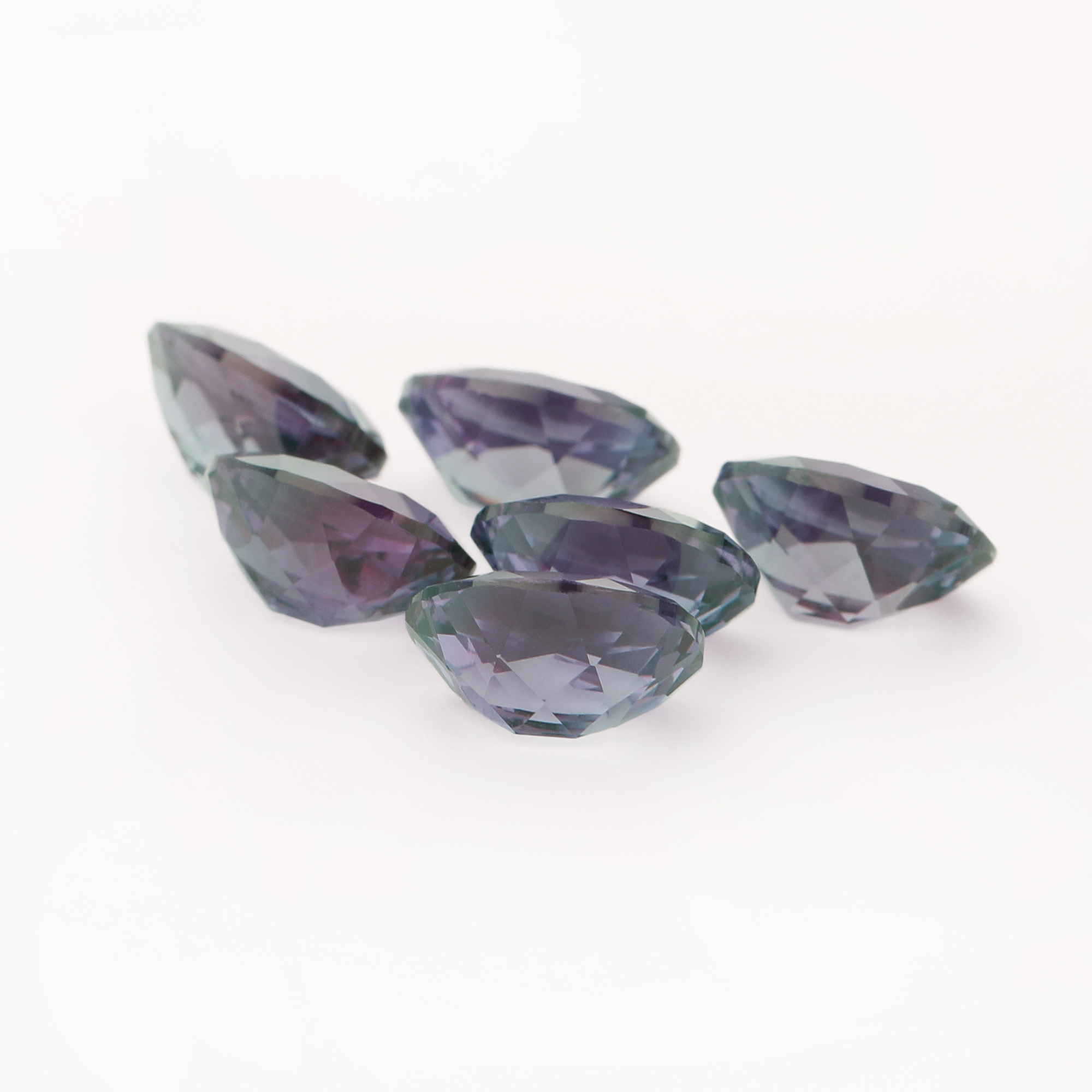 1pcs Simulated Alexandrite Oval Faceted Stone,Color Change Stone,June Birthstone,Unique Gemstone,Loose Stone,DIY Jewelry Supplies 4120145 - Click Image to Close