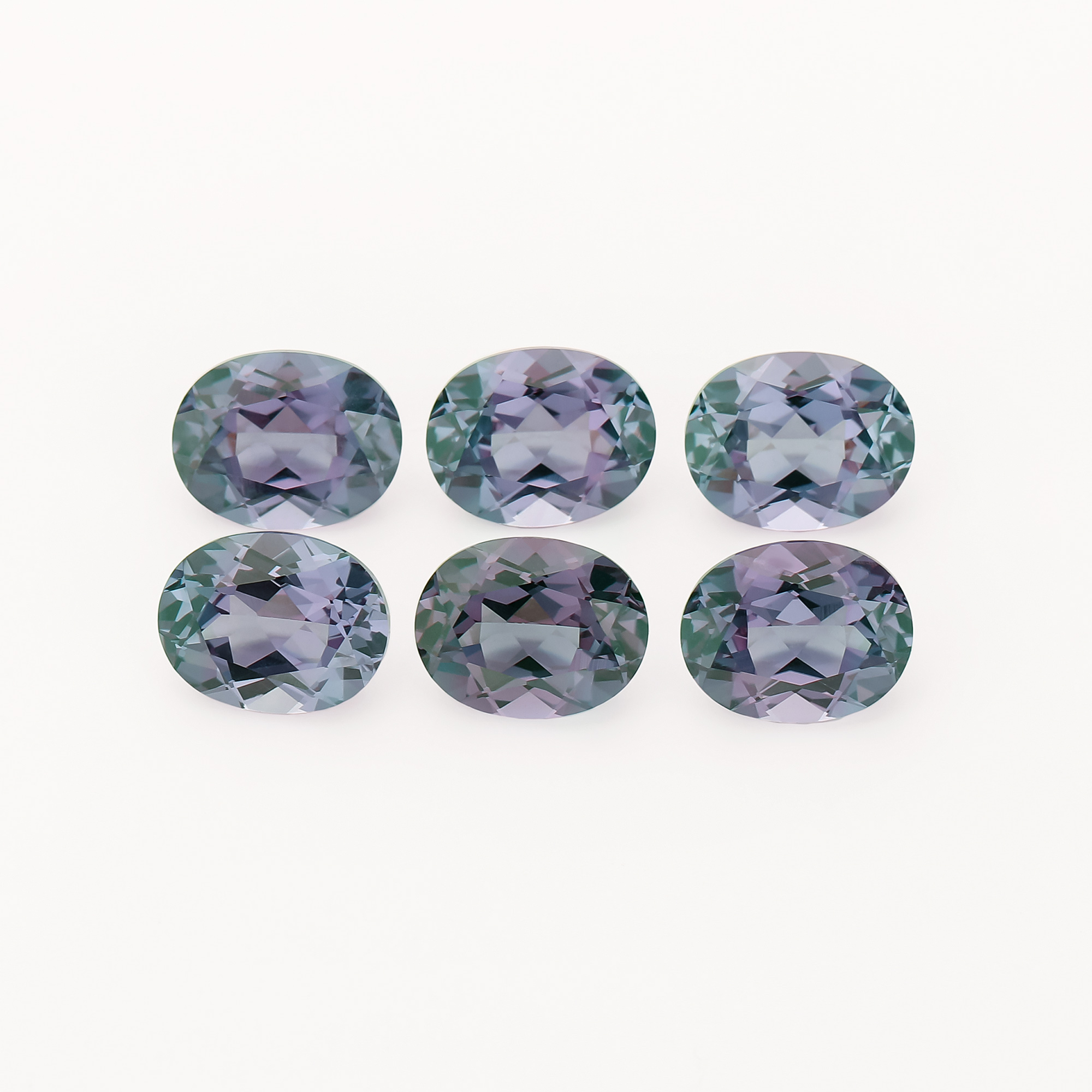 1pcs Simulated Alexandrite Oval Faceted Stone,Color Change Stone,June Birthstone,Unique Gemstone,Loose Stone,DIY Jewelry Supplies 4120145 - Click Image to Close