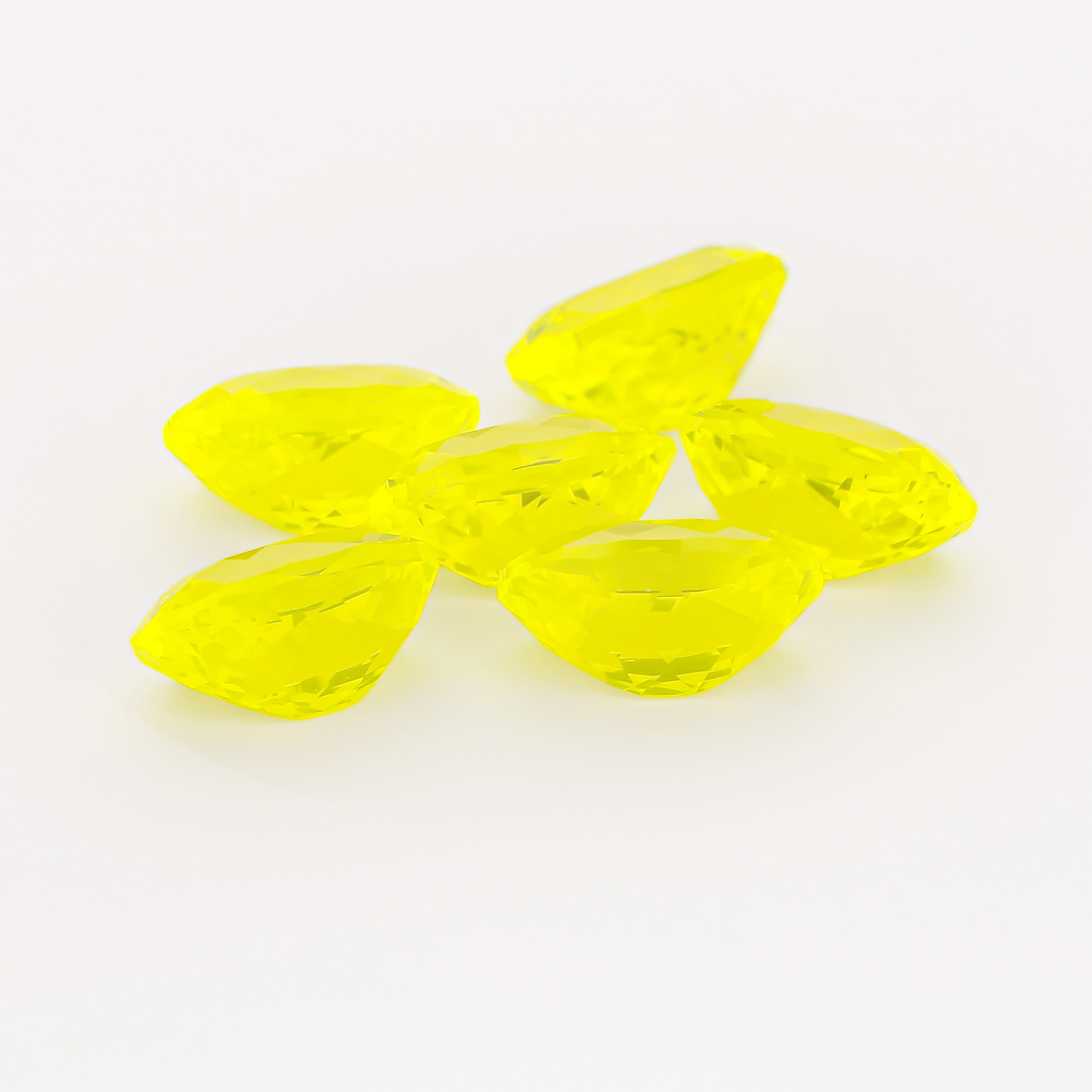 1Pcs Faceted Yellow Lumogarnet,Fluorescent Ce YAG,Yttrium Aluminum Garnet,Loose Gems, Manmade Yellow Crystal, UV Blacklight Dayglow,DIY Jewelry Supplies 4120147 - Click Image to Close
