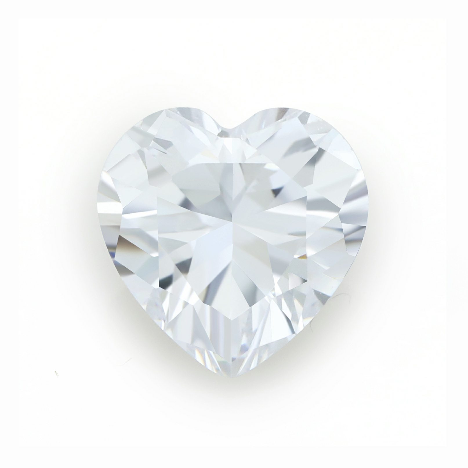 5Pcs January February April June August October November Birthstone Heart Faceted Cubic Zirconia CZ Stone DIY Loose Stone Supplies 4130020-1