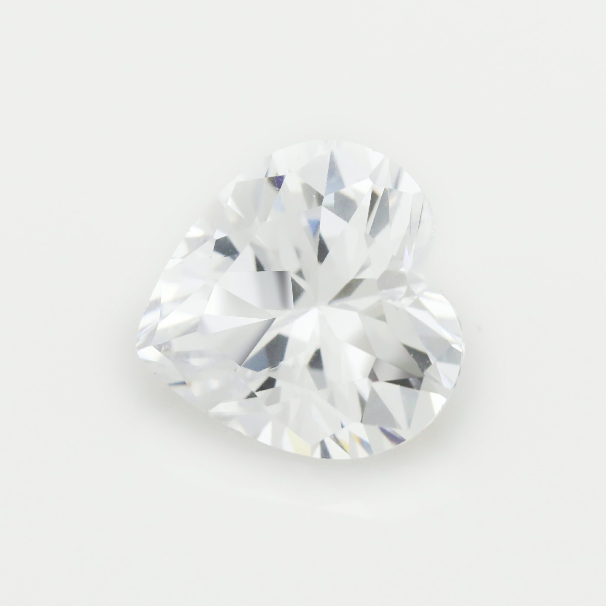 5Pcs January February April June August October November Birthstone Heart Faceted Cubic Zirconia CZ Stone DIY Loose Stone Supplies 4130020-1