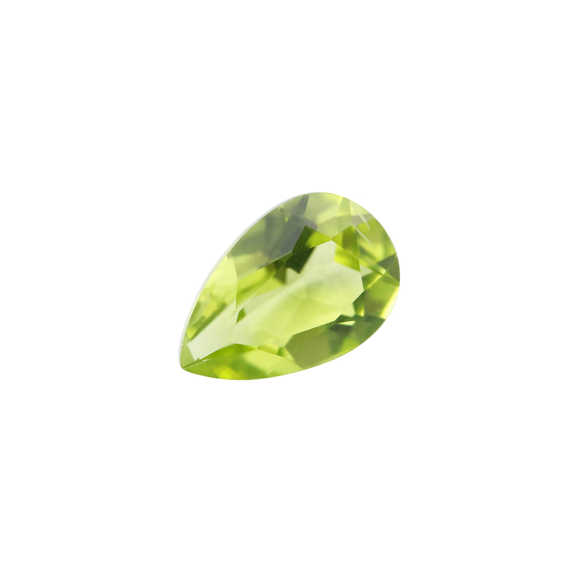 1Pcs Pear Green Peridot August Birthstone Faceted Cut Loose Gemstone Natural Semi Precious Stone DIY Jewelry Supplies 4150006