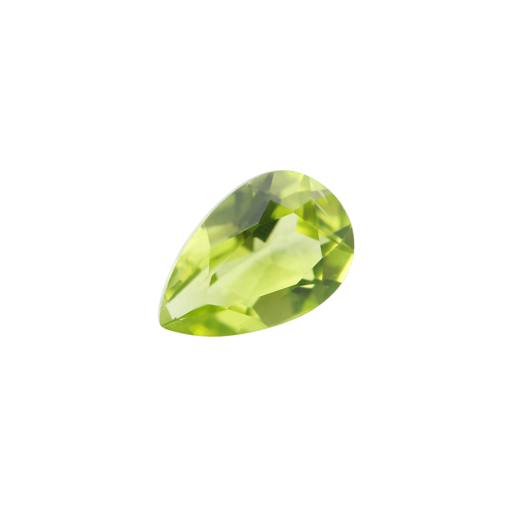 5Pcs Pear Green Peridot August Birthstone Faceted Cut Loose Gemstone Natural Semi Precious Stone DIY Jewelry Supplies 4150006 - Click Image to Close