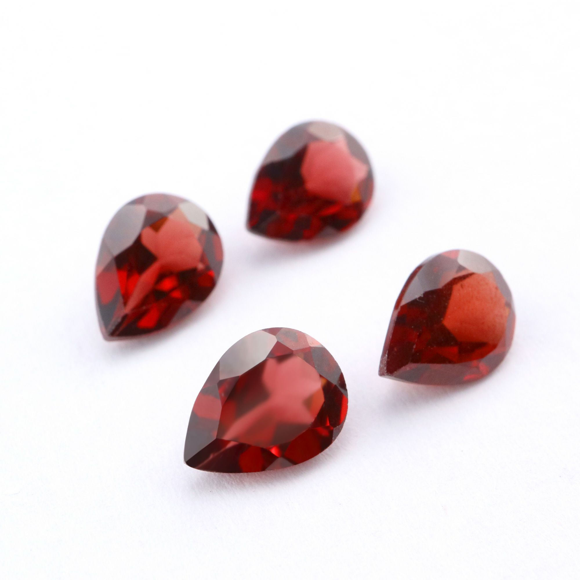 1Pcs Natural Red Garnet January Birthstone Pear Faceted Loose Gemstone Nature Semi Precious Stone DIY Jewelry Supplies 4150010 - Click Image to Close