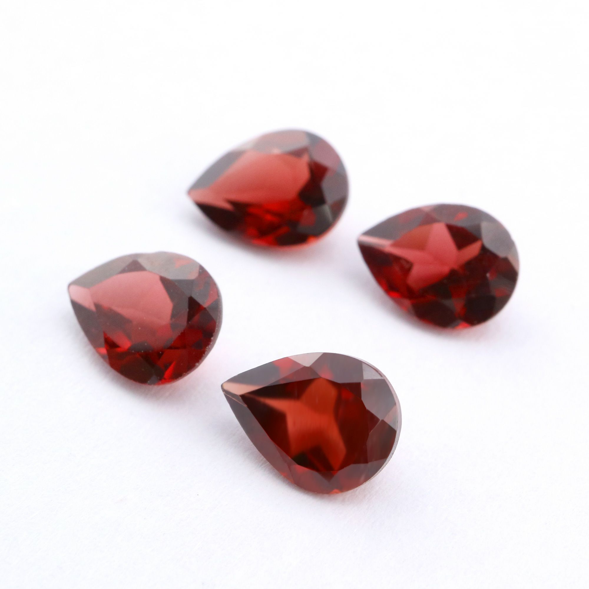 1Pcs Natural Red Garnet January Birthstone Pear Faceted Loose Gemstone Nature Semi Precious Stone DIY Jewelry Supplies 4150010 - Click Image to Close