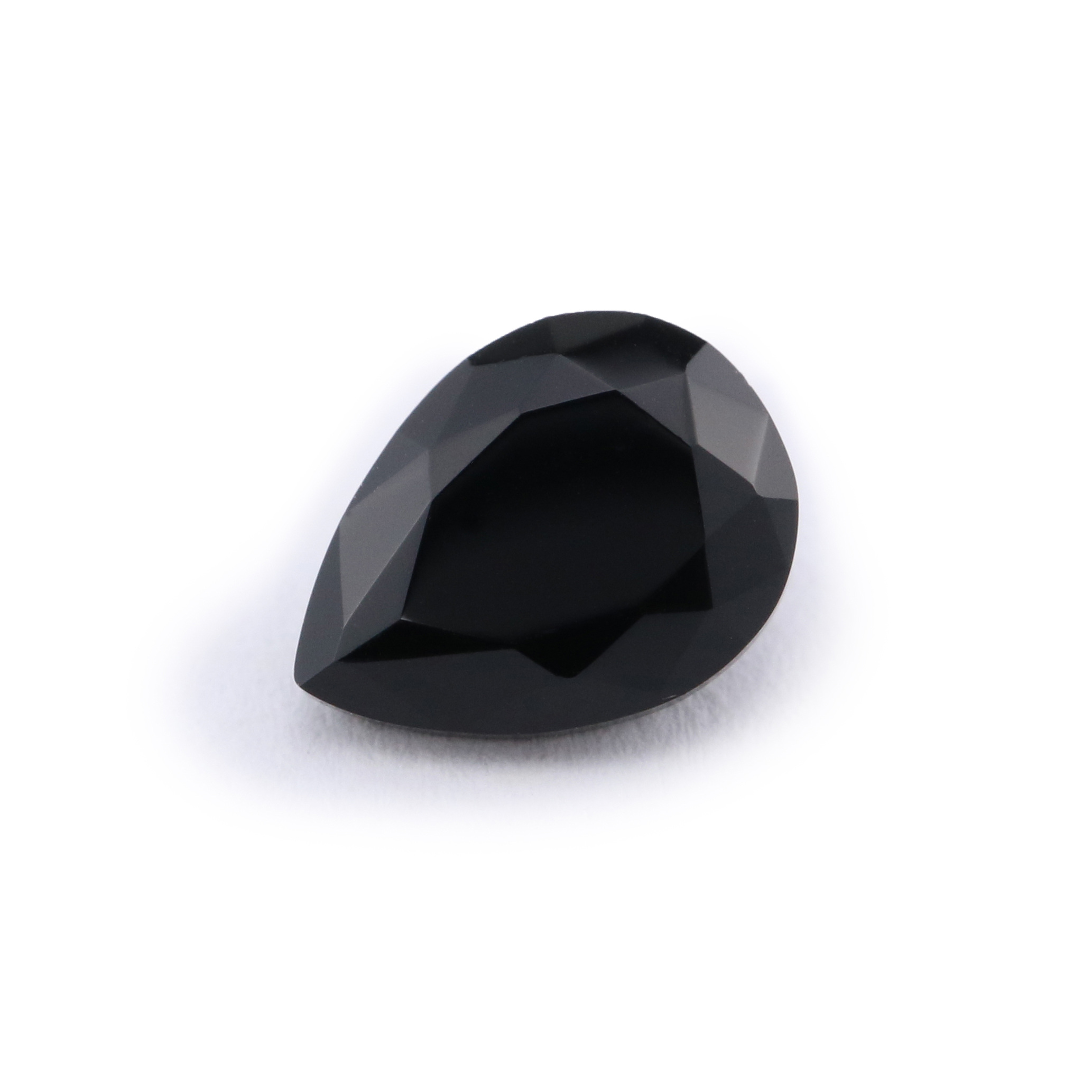 1Pcs Natural Pear Drop Black Onyx Faceted Cut Loose Gemstone Nature Semi Precious Stone DIY Jewelry Supplies 4150015 - Click Image to Close