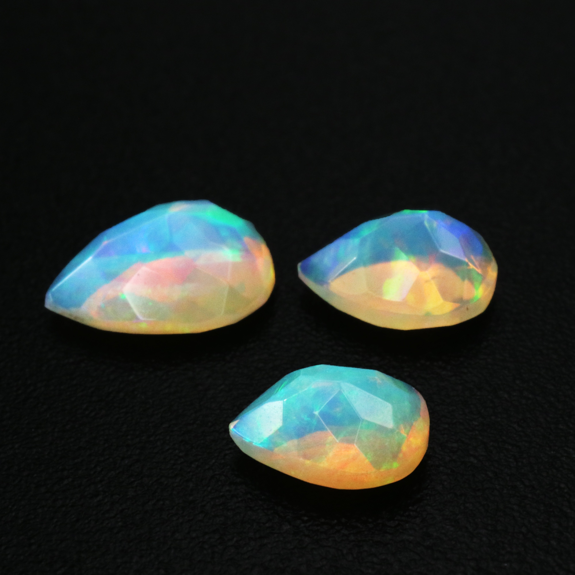 1Pcs Pear Drop Africa Opal October Birthstone Color Changing Faceted Cut AAA Grade Loose Gemstone Natural Semi Precious Stone DIY Jewelry Supplies 4150016 - Click Image to Close