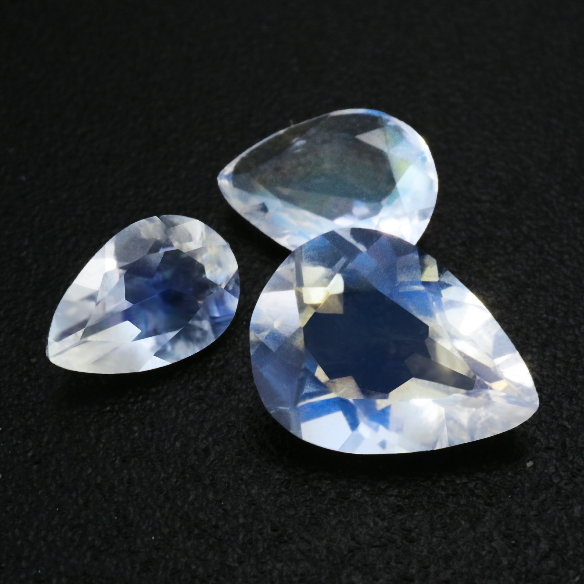 1Pcs Pear Drop Blue Moonstone June Birthstone Faceted Cut AAA Grade Loose Gemstone Natural Semi Precious Stone DIY Jewelry Supplies 4150017 - Click Image to Close