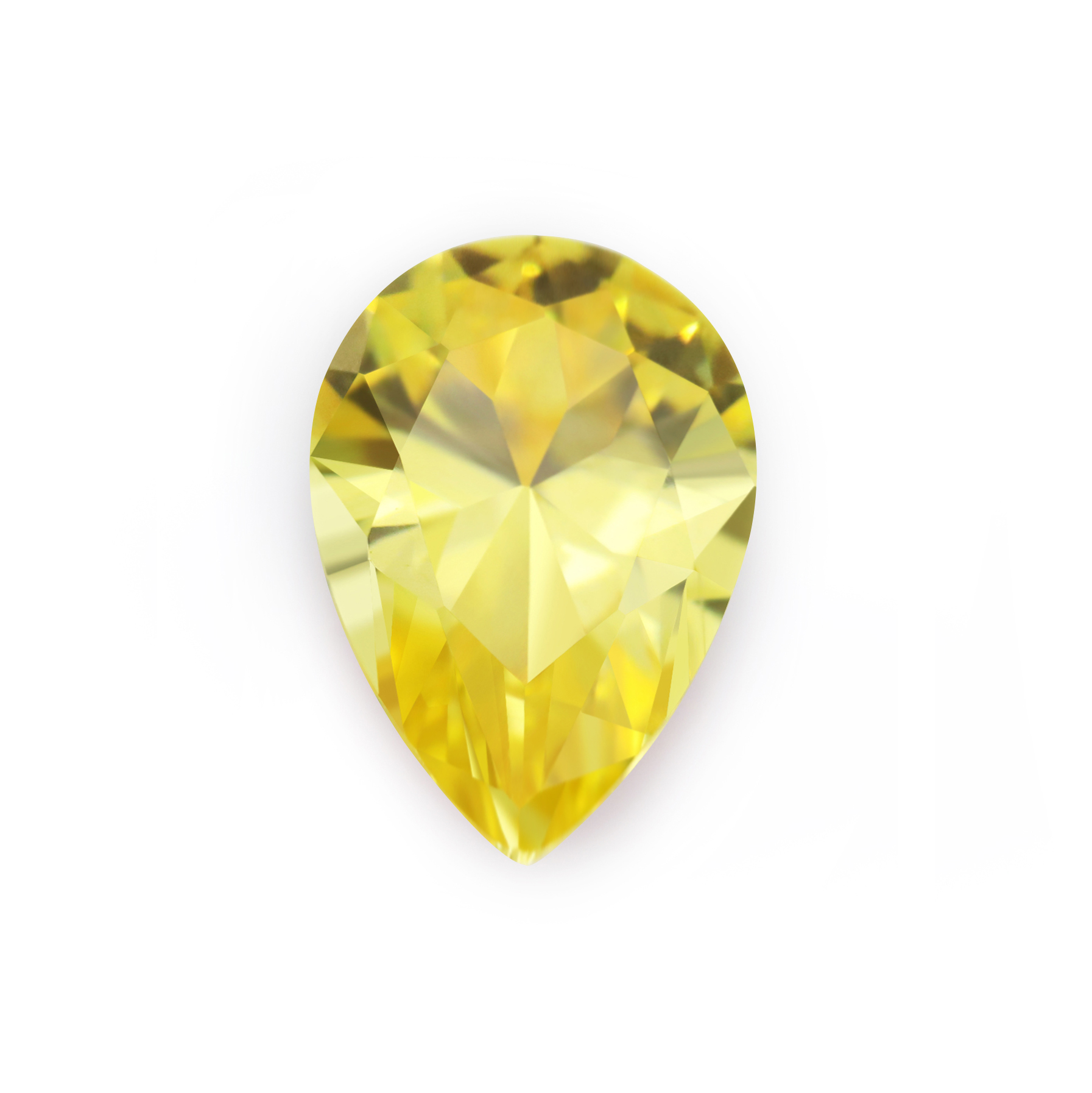 5Pcs January February April June August October November Imitation Garnet Birthstone Pear Faceted Cubic Zirconia CZ Stone DIY Loose Stone Supplies 4150025-1