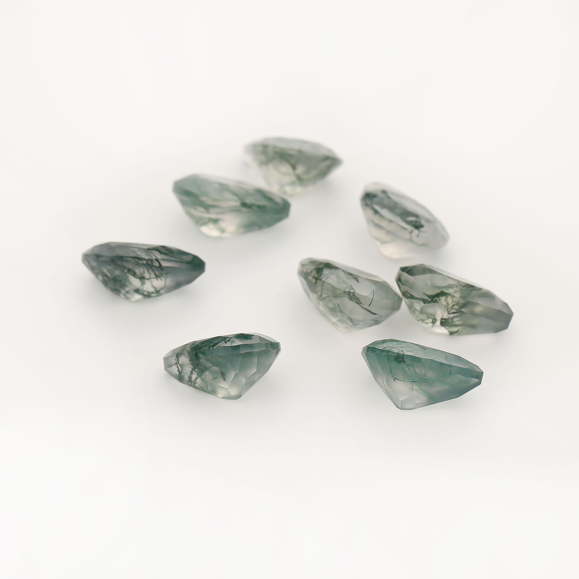 1Pcs 6x8MM Green Moss Agate Pear Faceted Nature Stone, Moss Agate Semi-precious Gemstone,Unique Gemstone,DIY Gemstone Supplies 4150026 - Click Image to Close