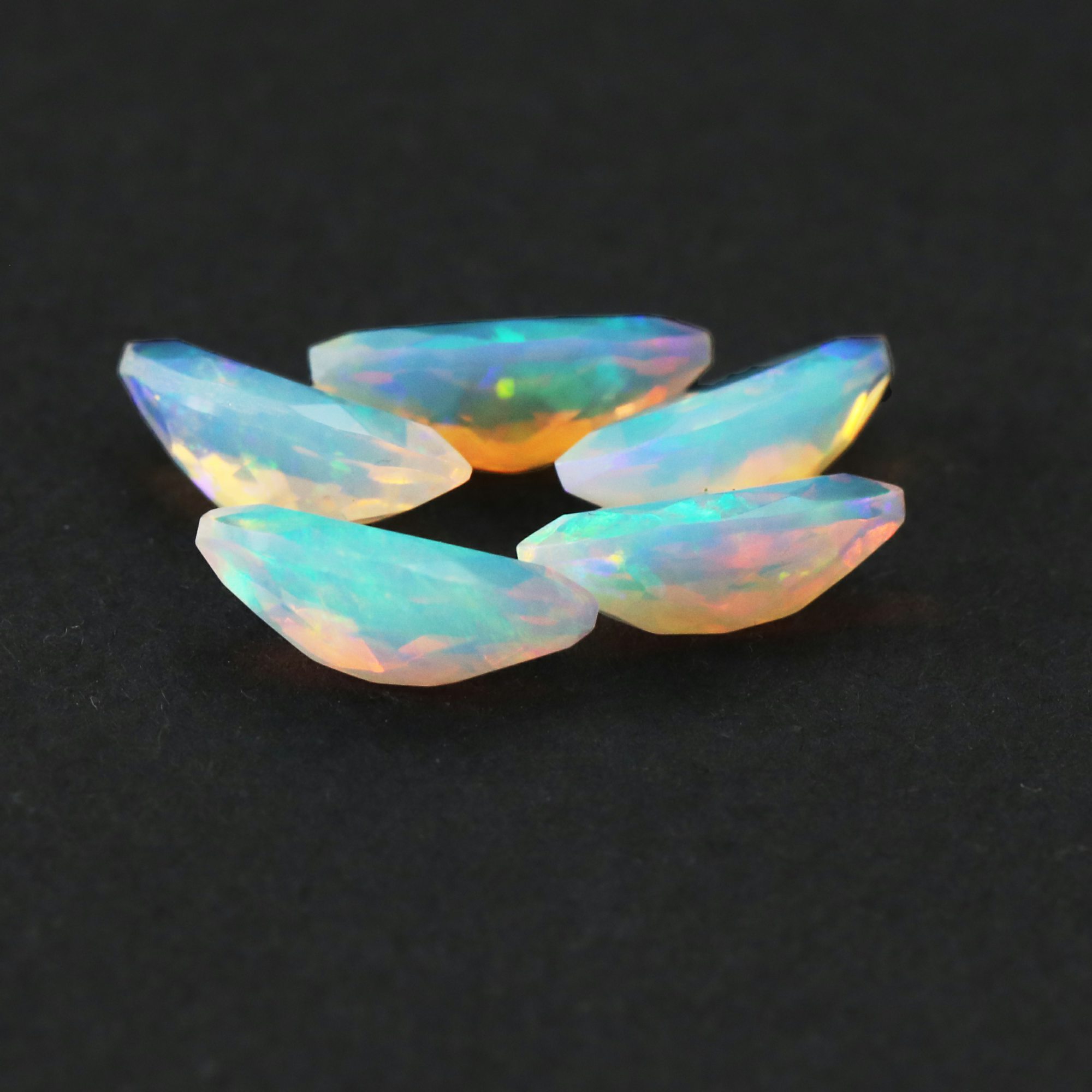 1Pcs 5x10MM Marquise Cut Natural Africa Opal October Birthstone Faceted Gemstone Mood Color Change Stone DIY Jewelry Supplies 4160036 - Click Image to Close