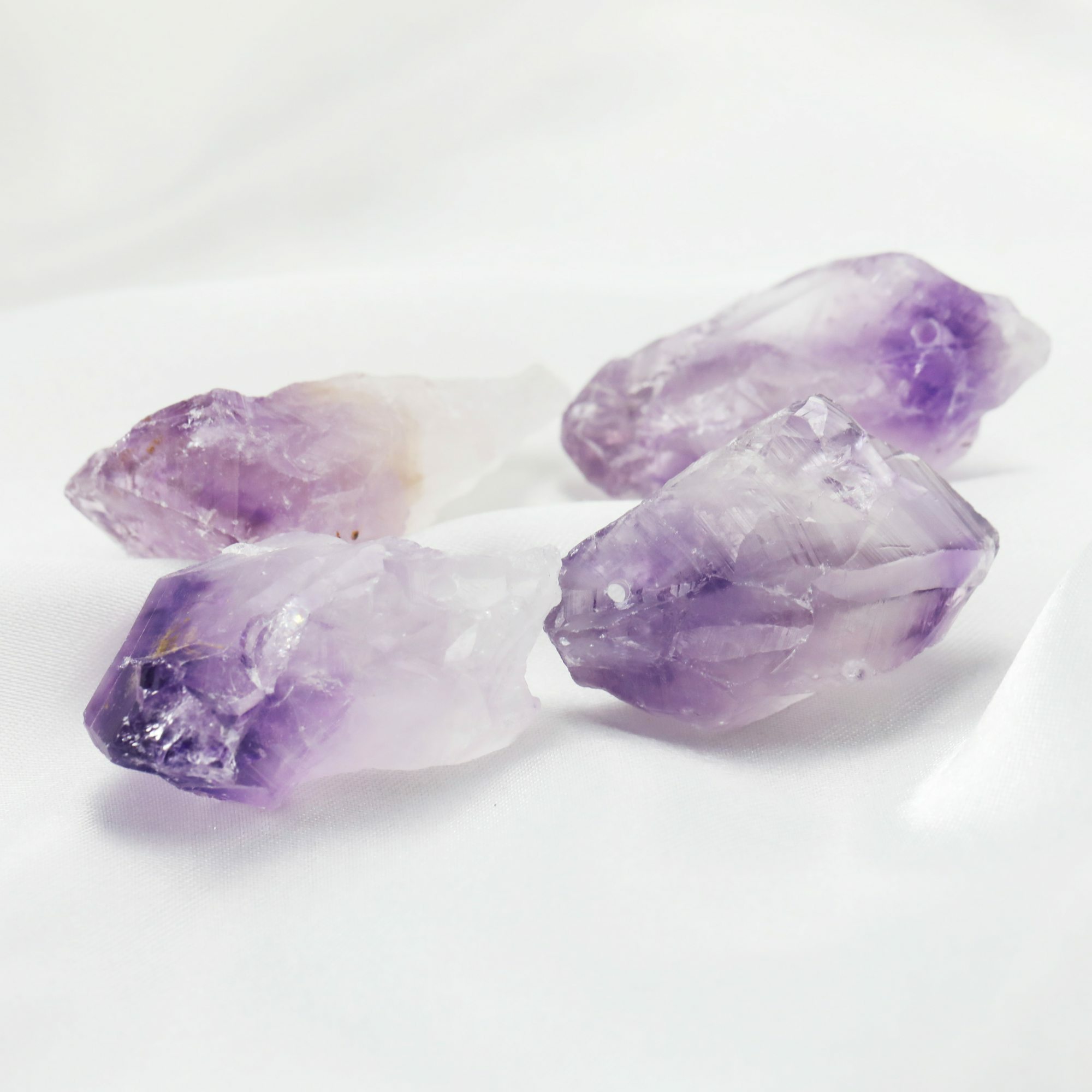 5Pcs 3-4CM Nature Raw Amethyst Rock Stone Beads with Hole on Top DIY Pendant Charm Supplies 4160037 - Click Image to Close