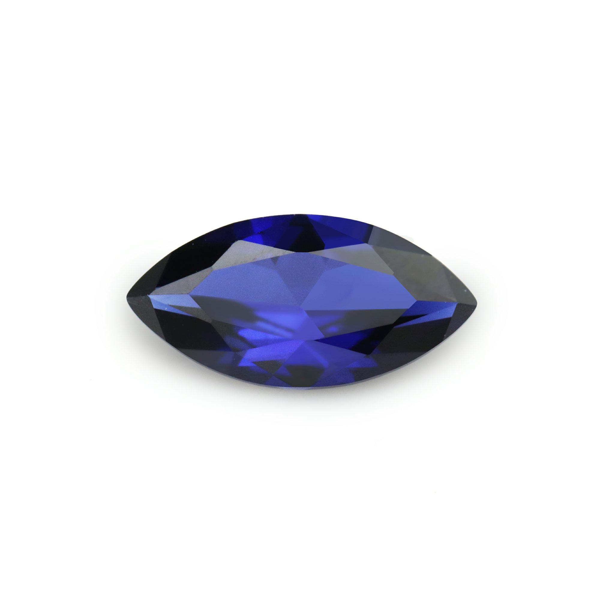 1Pcs Lab Created Blue Faceted Marquise Sapphire September Birthstone DIY Gemstone Supplies 4160039 - Click Image to Close