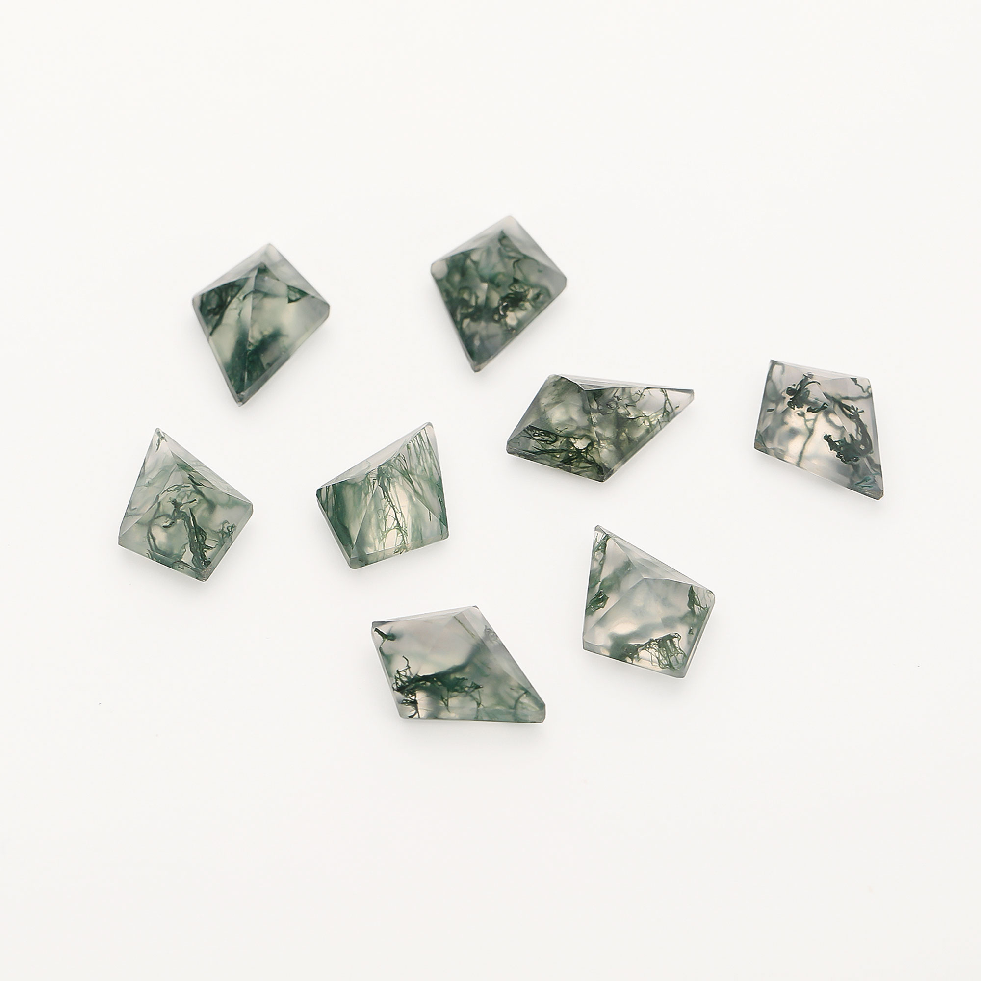 1Pcs 7x10MM Green Moss Agate Kite Cut Faceted Nature Stone,Semi-precious Gemstone,Unique Gemstone,DIY Jewelry Supplies 4160065 - Click Image to Close