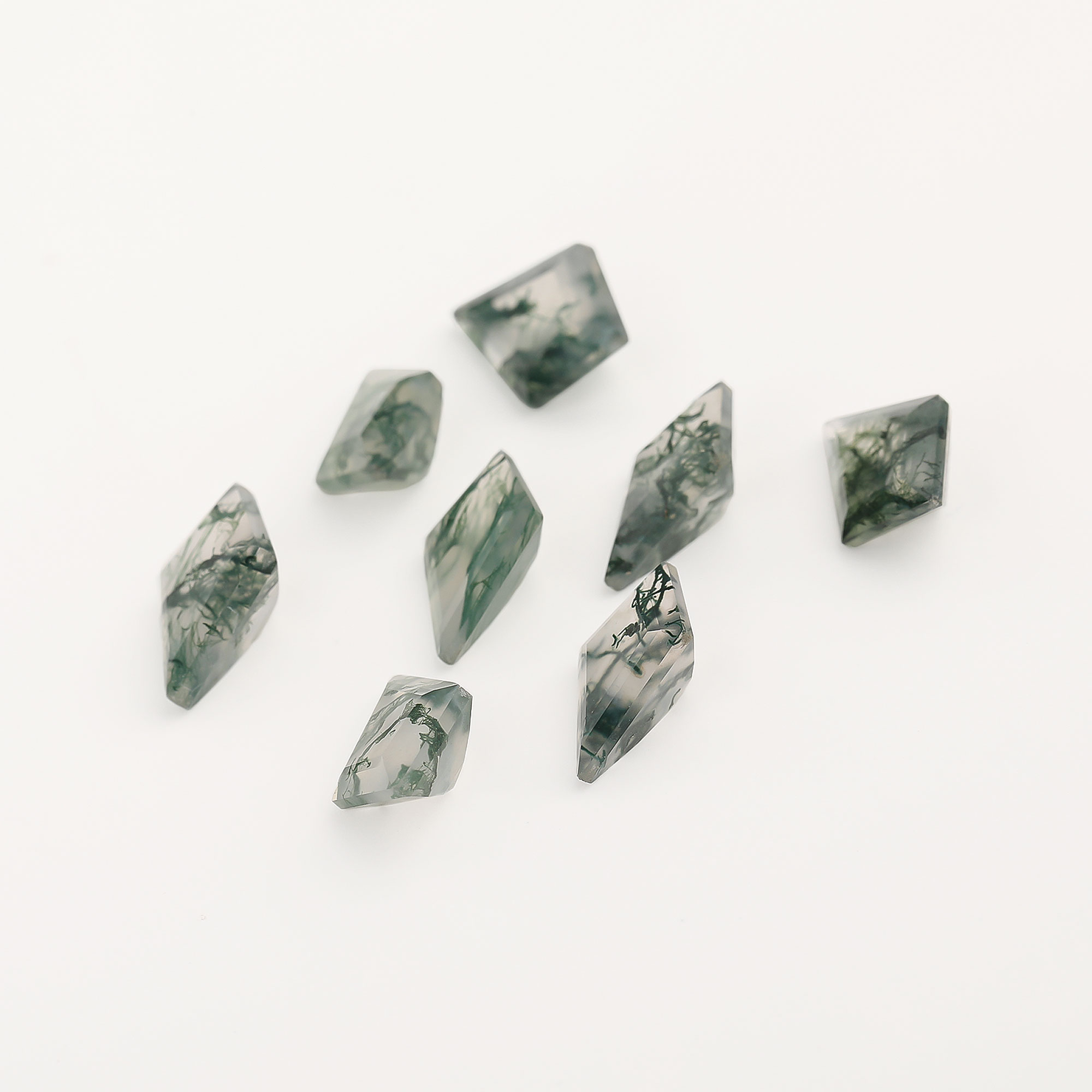 1Pcs 7x10MM Green Moss Agate Kite Cut Faceted Nature Stone,Semi-precious Gemstone,Unique Gemstone,DIY Jewelry Supplies 4160065 - Click Image to Close