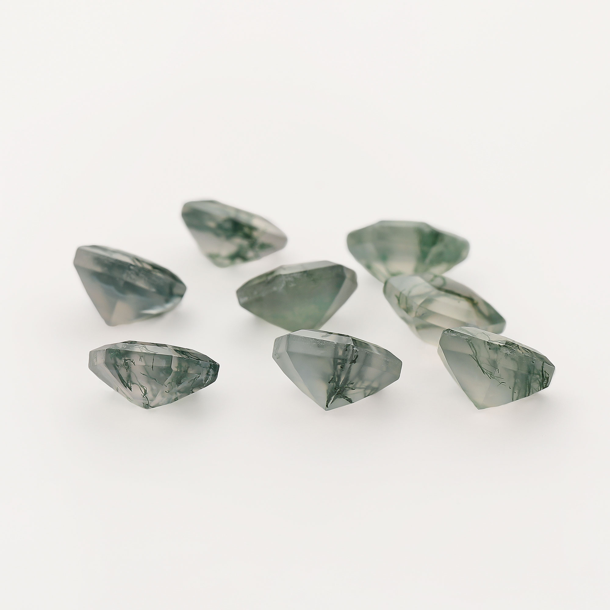 1Pcs Green Moss Agate Hexagon Faceted Nature Stone,Semi-precious Gemstone,Unique Gemstone,DIY Jewelry Supplies 4160066 - Click Image to Close