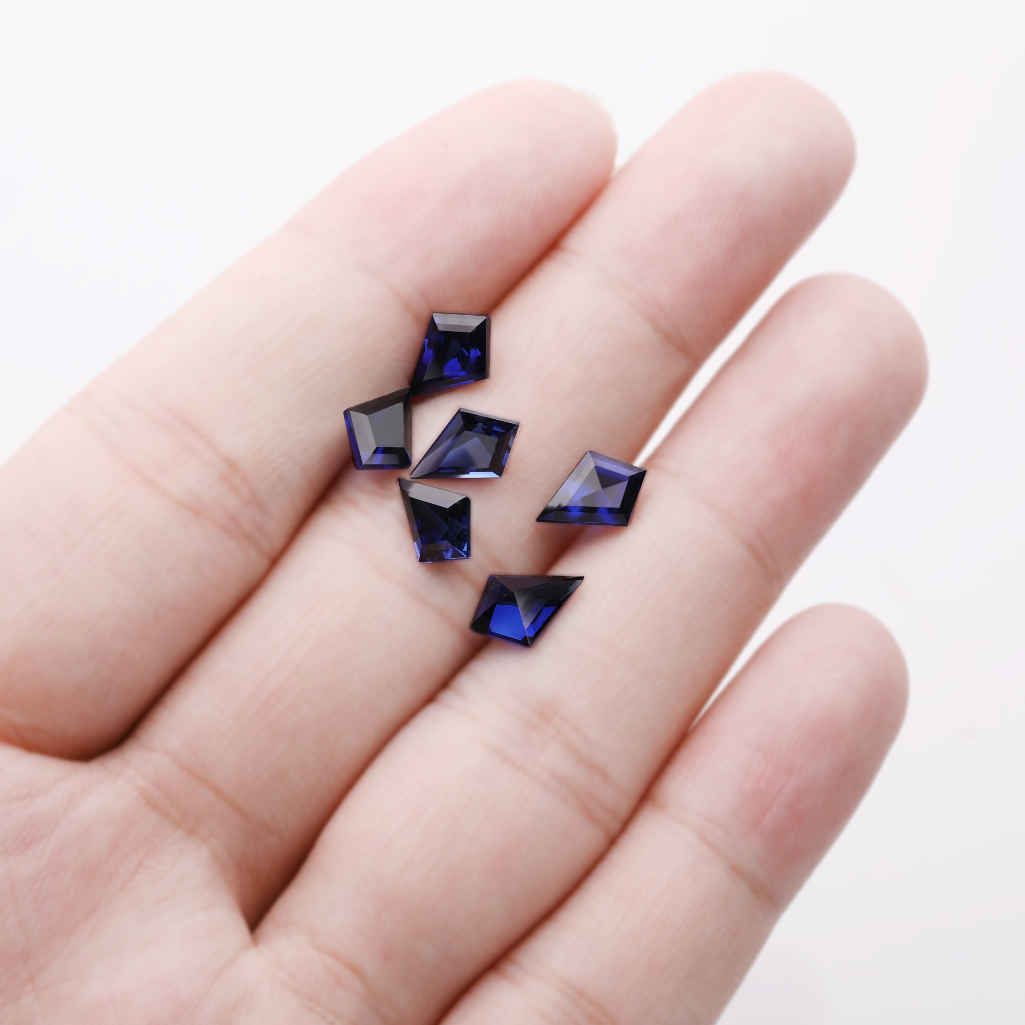 1Pcs 7x10MM Lab Created Kite Cut Faceted Sapphire September Birthstone,Blue Birthstone,Loose Gemstone,Semi-precious Gemstone,Unique Gemstone,DIY Jewelry Supplies 4160073 - Click Image to Close