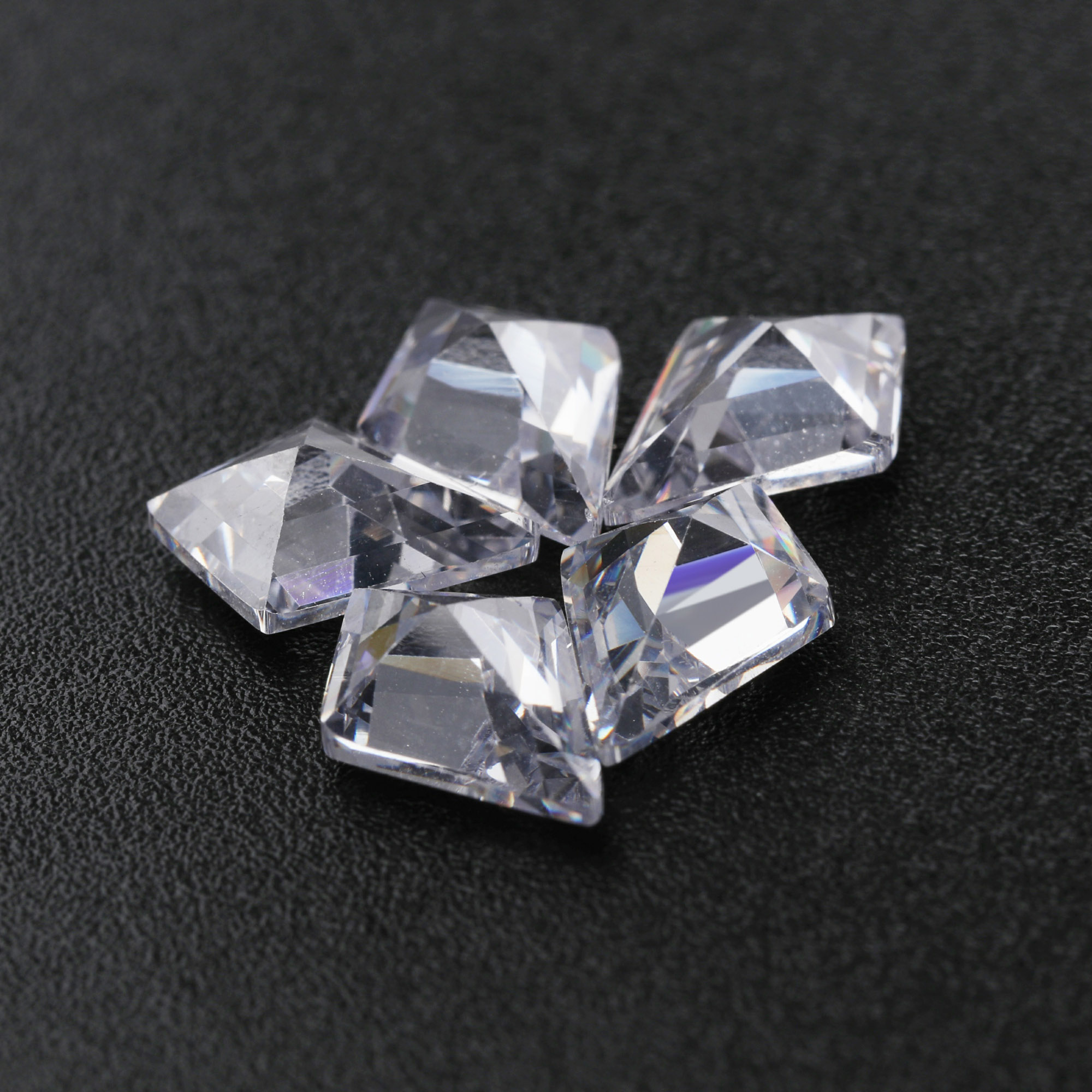 5Pcs Cubic Zirconia Kite Cut Faceted CZ Stone,White Birthstone,April Birthstone,Loose Gemstone,Semi-precious Gemstone,Unique Gemstone,DIY Jewelry Supplies 4160076 - Click Image to Close