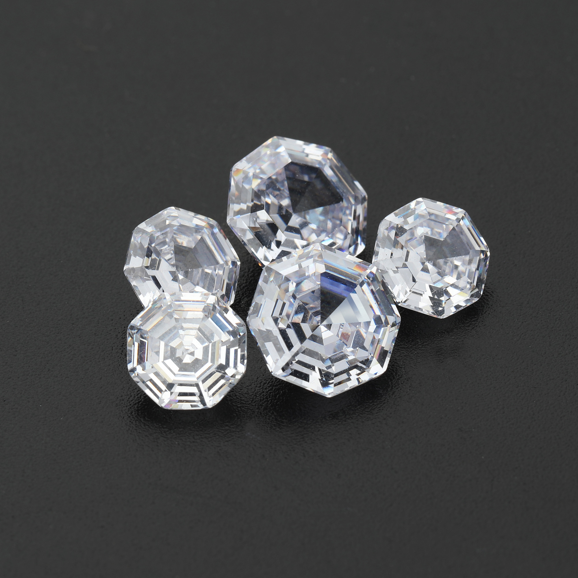 5Pcs Cubic Zirconia Octagon Faceted CZ Stone,White Birthstone,April Birthstone,Loose Gemstone,Semi-precious Gemstone,Unique Gemstone,DIY Jewelry Supplies 4160077 - Click Image to Close