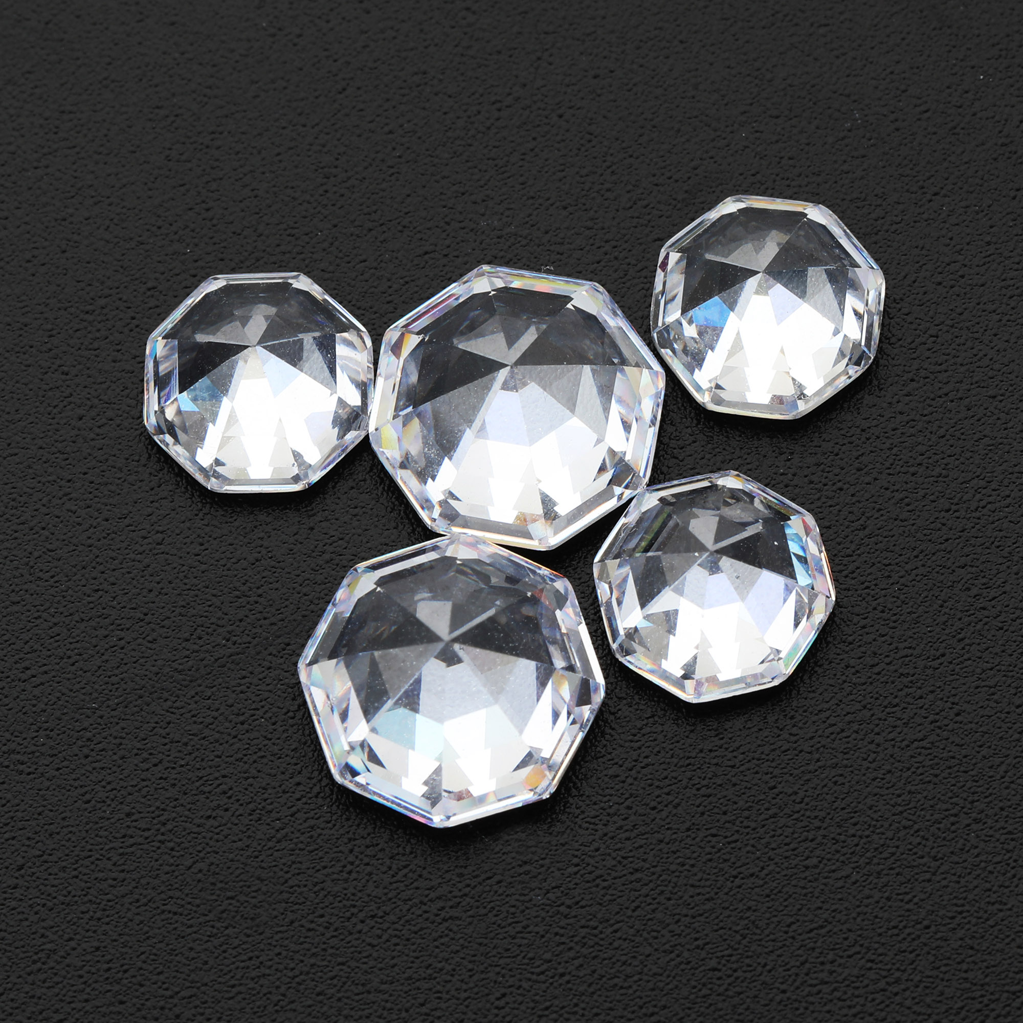 5Pcs Cubic Zirconia Octagon Faceted CZ Stone,White Birthstone,April Birthstone,Loose Gemstone,Semi-precious Gemstone,Unique Gemstone,DIY Jewelry Supplies 4160077 - Click Image to Close