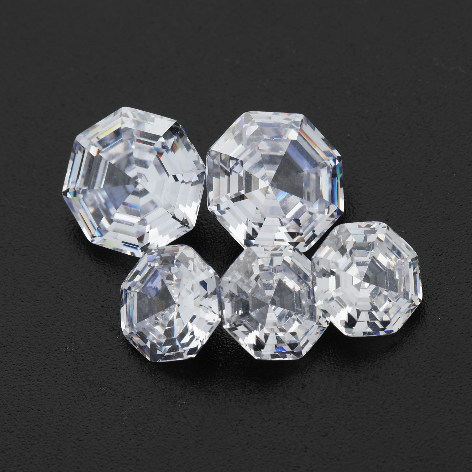 5Pcs Cubic Zirconia Octagon Faceted CZ Stone,White Birthstone,April Birthstone,Loose Gemstone,Semi-precious Gemstone,Unique Gemstone,DIY Jewelry Supplies 4160077 - Click Image to Close