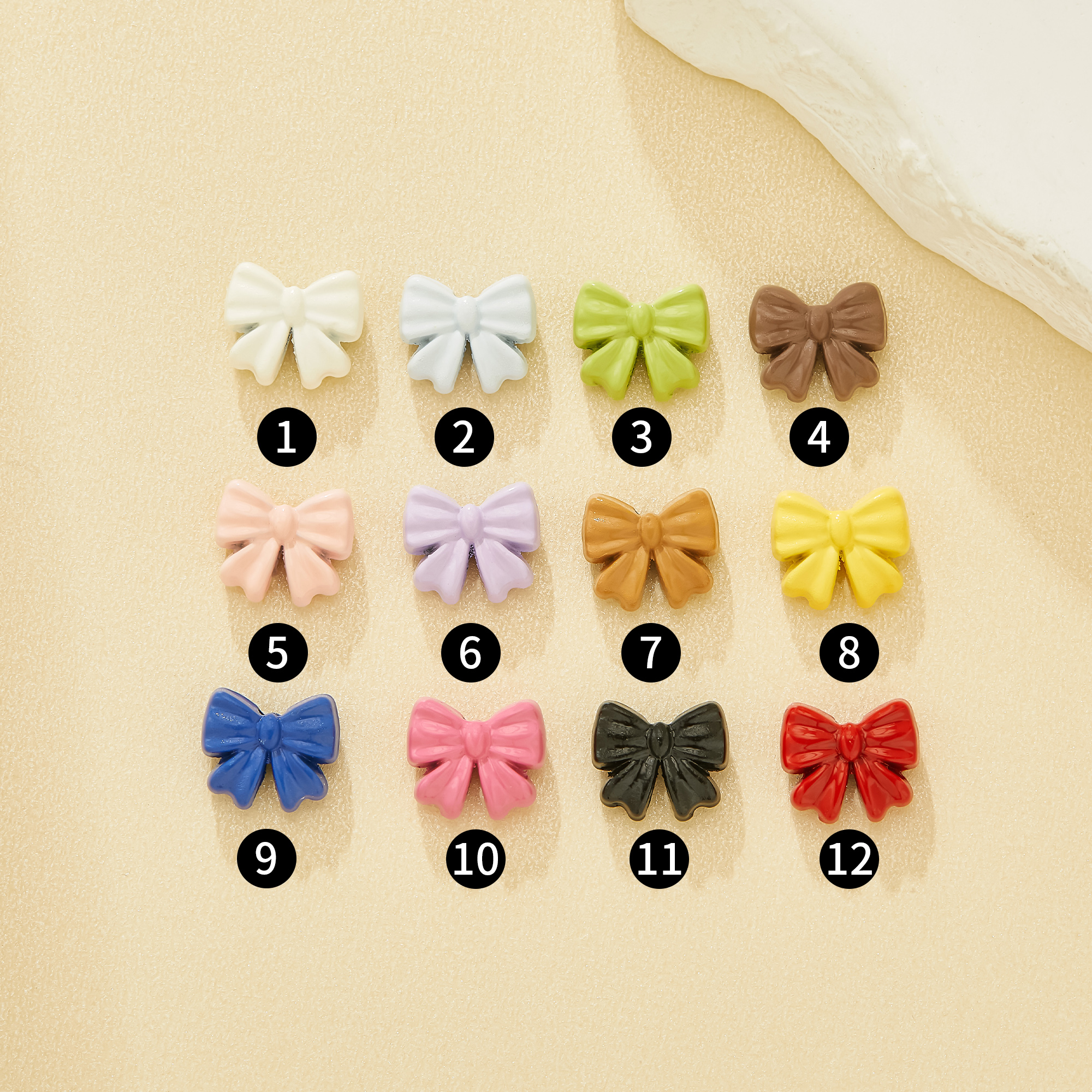 9.5MM Sweet Bowknot Enamel Zinc Alloy Beads,Dopamine macaron candy Jewelry Charms,Lovely Bow Beads for Pendant,Phone Chain,Bracelet Making 4160086