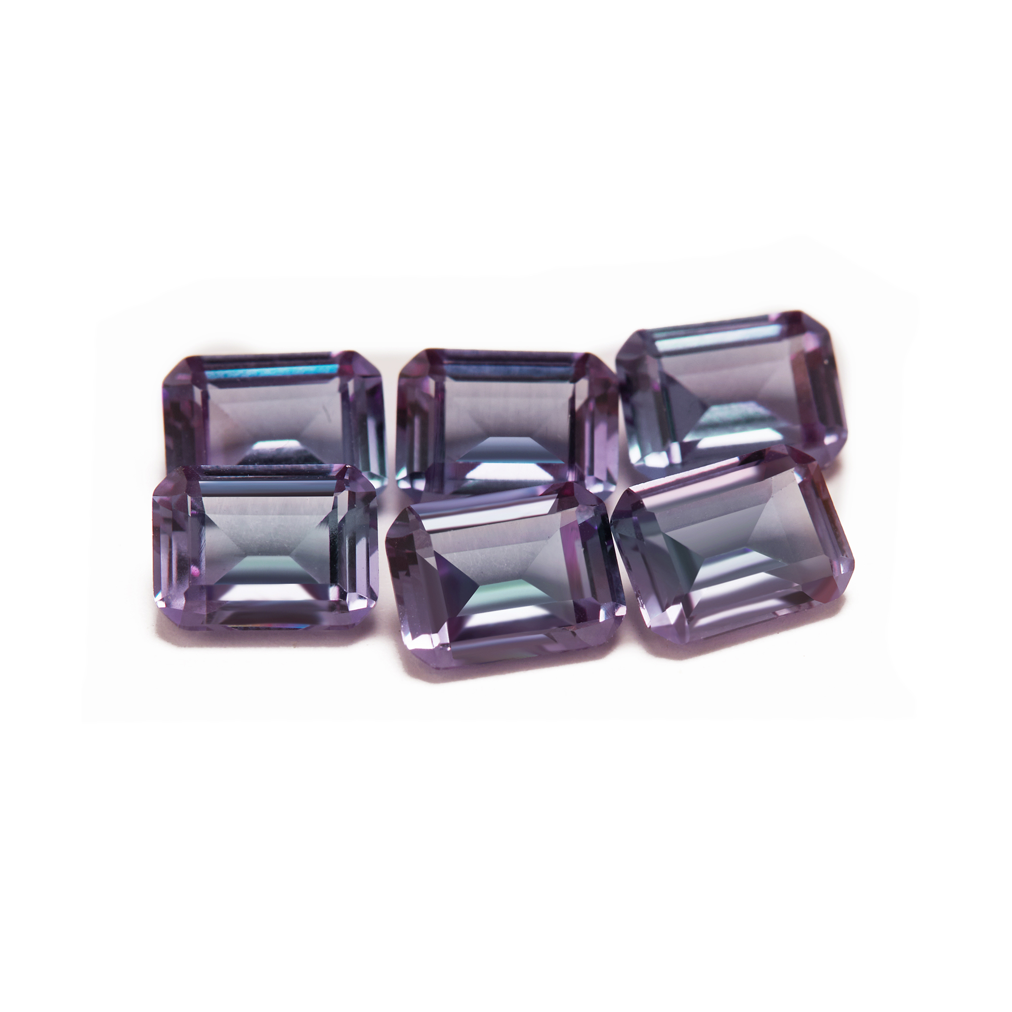 1Pcs 6x8MM Simulated Alexandrite Rectangle Emerald Cut Stone,Color Change Stone,June Birthstone,Unique Gemstone,Loose Stone,DIY Jewelry Supplies 4170023 - Click Image to Close
