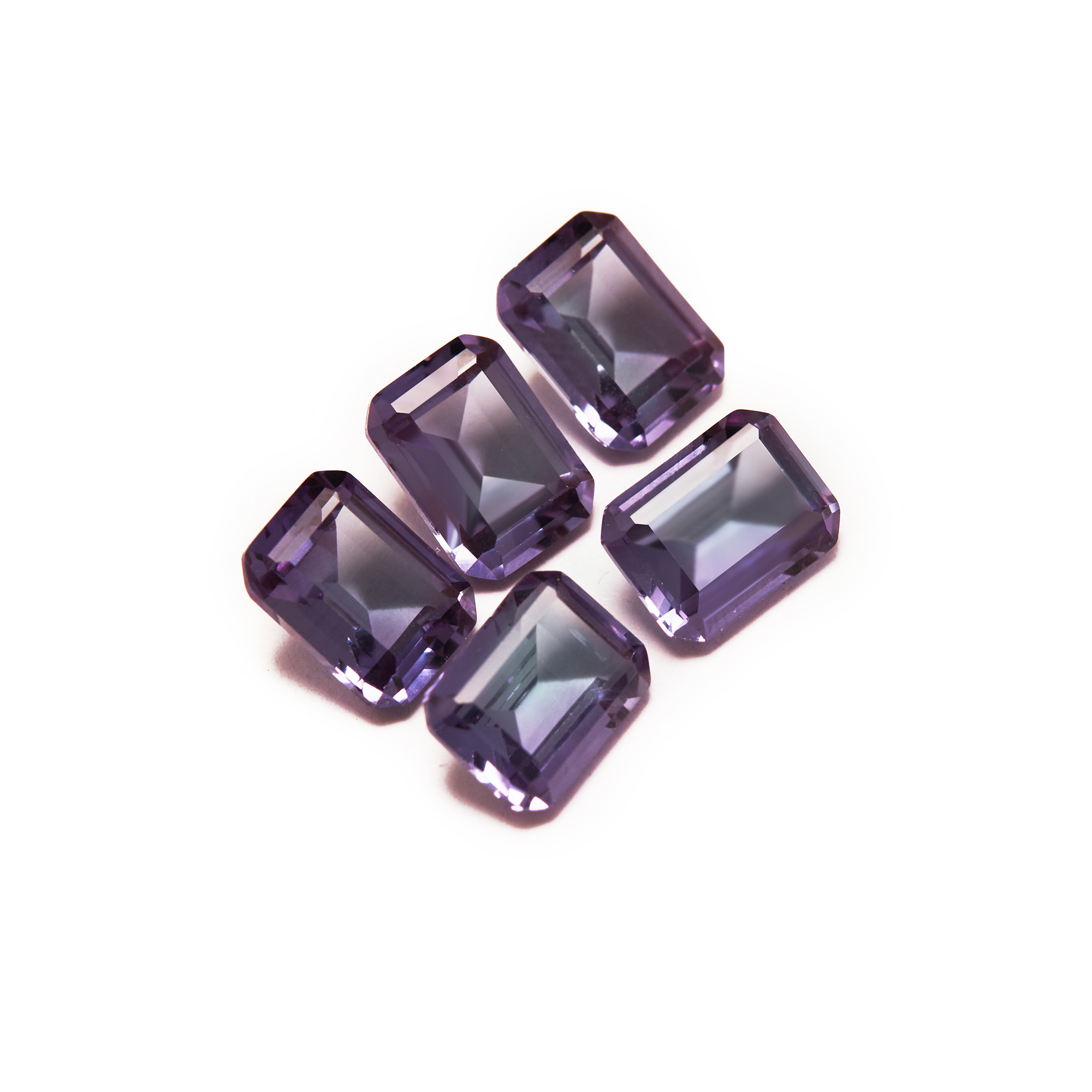 1Pcs 6x8MM Simulated Alexandrite Rectangle Emerald Cut Stone,Color Change Stone,June Birthstone,Unique Gemstone,Loose Stone,DIY Jewelry Supplies 4170023 - Click Image to Close