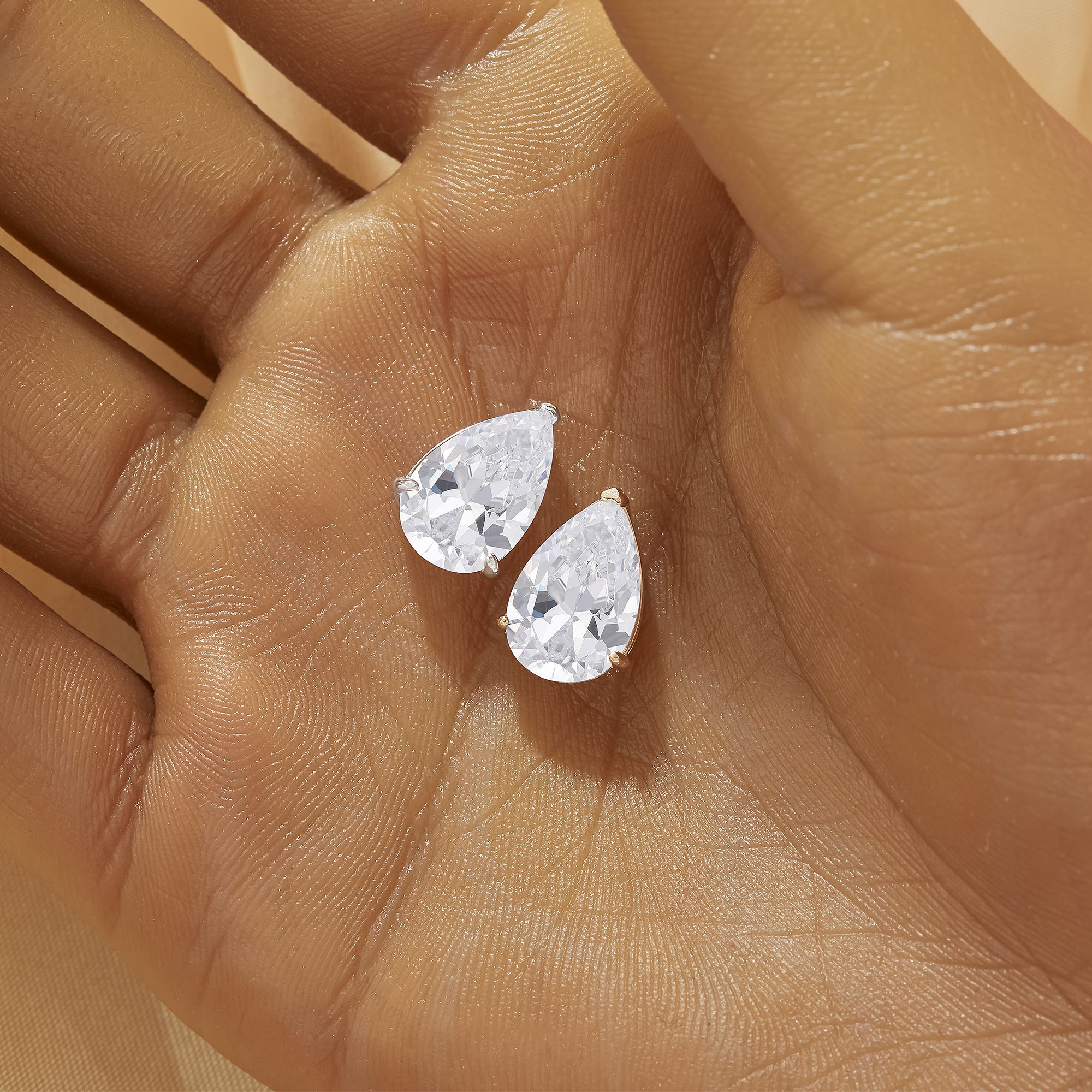 Minimalist Solitaire Pear Simulated Diamond Pendant With 8x12MM Pear White Cubic Zirconia,Solid 925 Sterling Silver Pendant Charm,Simple Pear Pendant 6130056 - Click Image to Close
