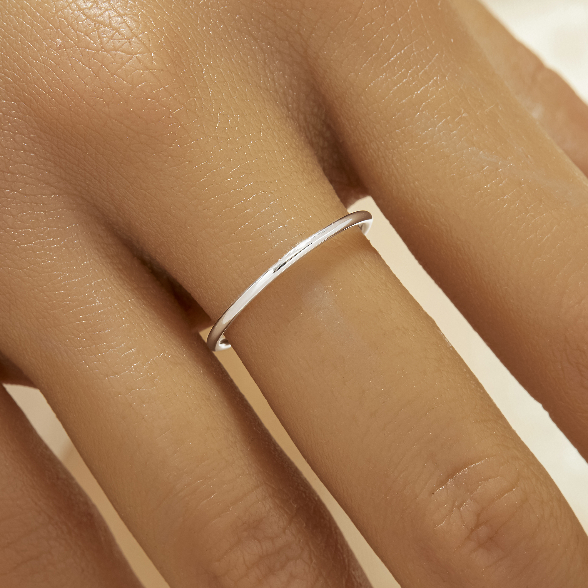 Minimalist Thin Stacker Ring,Solid 925 Sterling Silver Ring,Stackable Ring,DIY Ring Supplies 6290626 - Click Image to Close